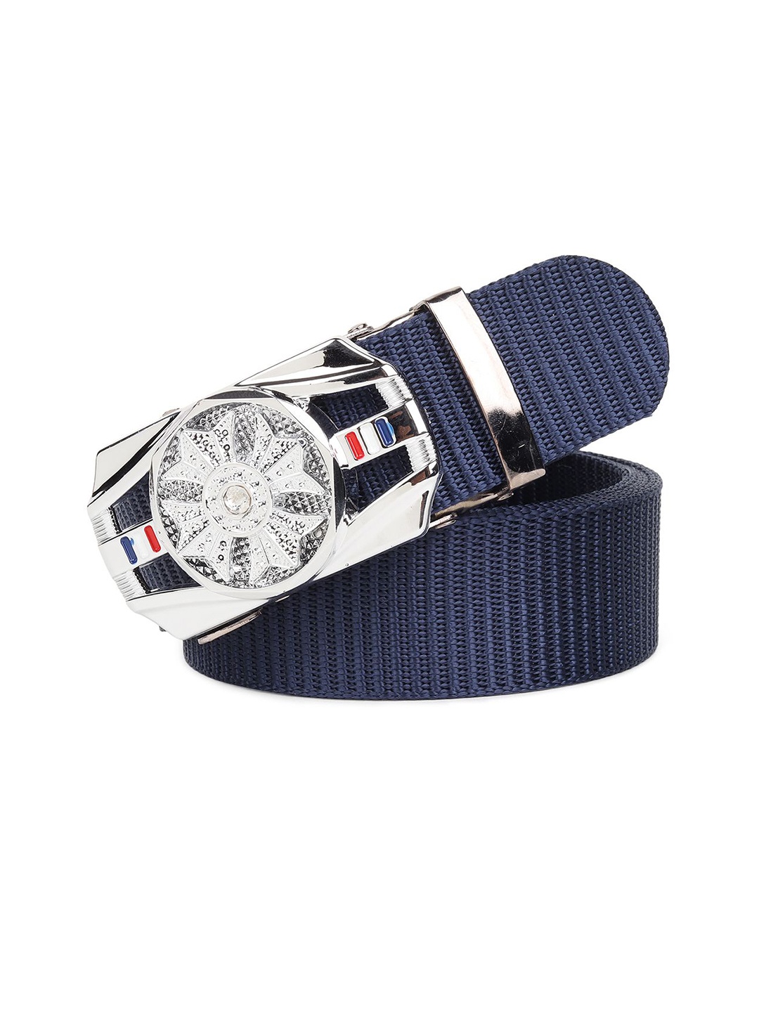 

Metronaut Men Textured Belt, Blue