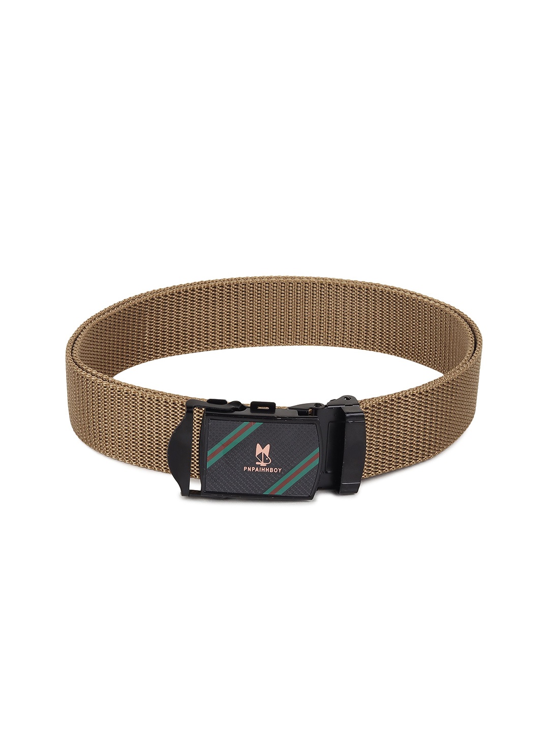 

Metronaut Men Textured Belt, Cream