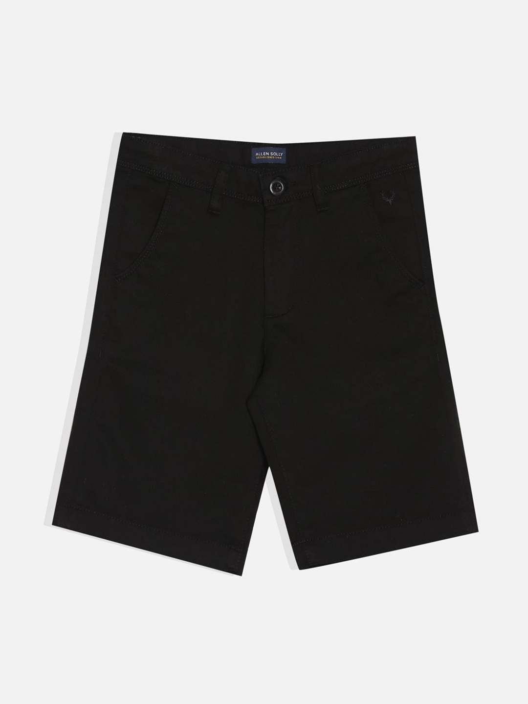 

Allen Solly Junior Boys Cotton Regular Fit Shorts, Black