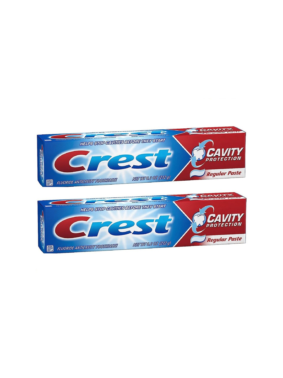 

Crest Set Of 2 Cavity Protection Regular Toothpaste - 232 g Each, White