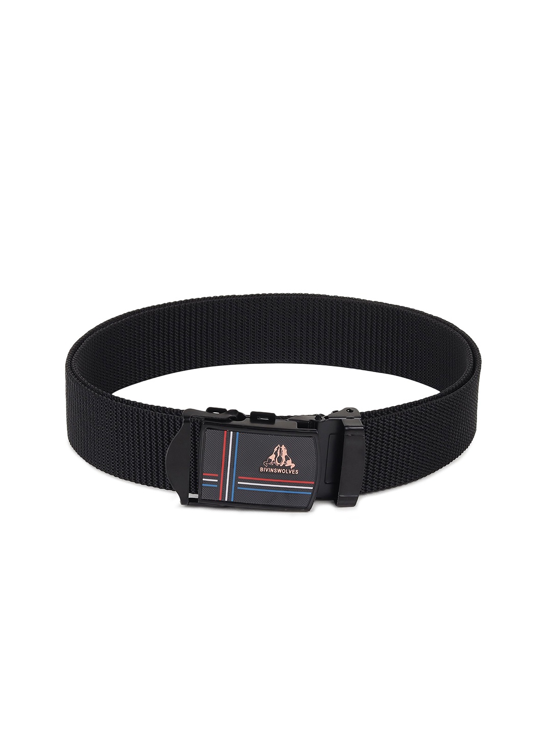 

Metronaut Men Textured Formal Belt, Black