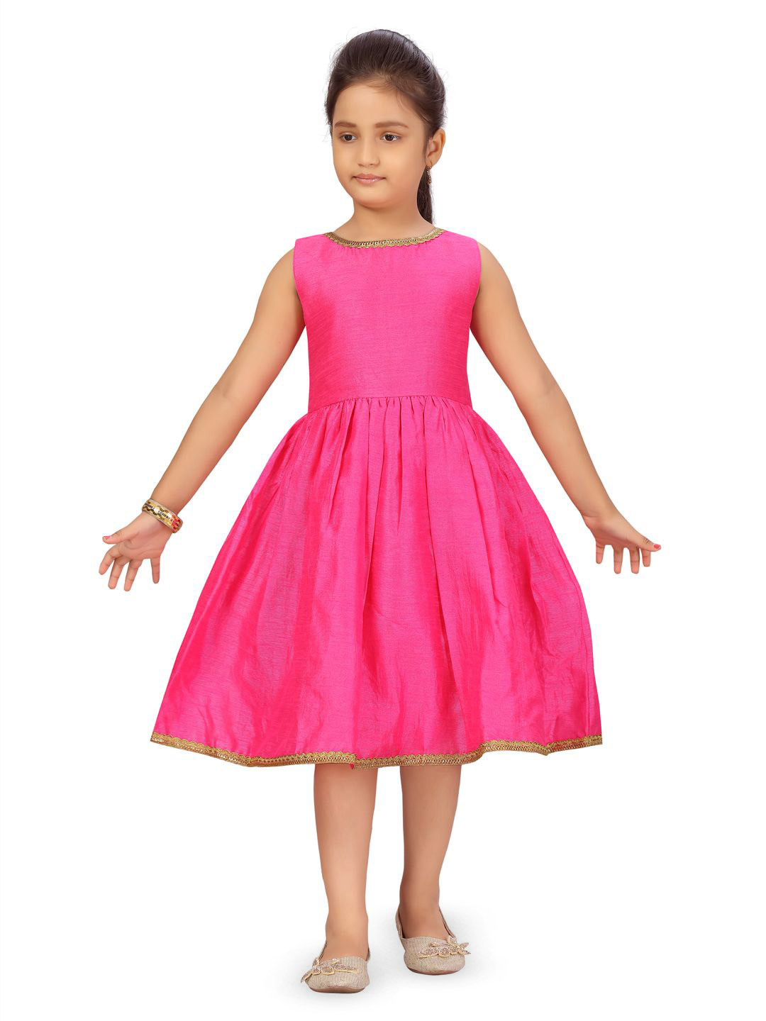 

BAESD Girls Fit & Flare Dress, Pink
