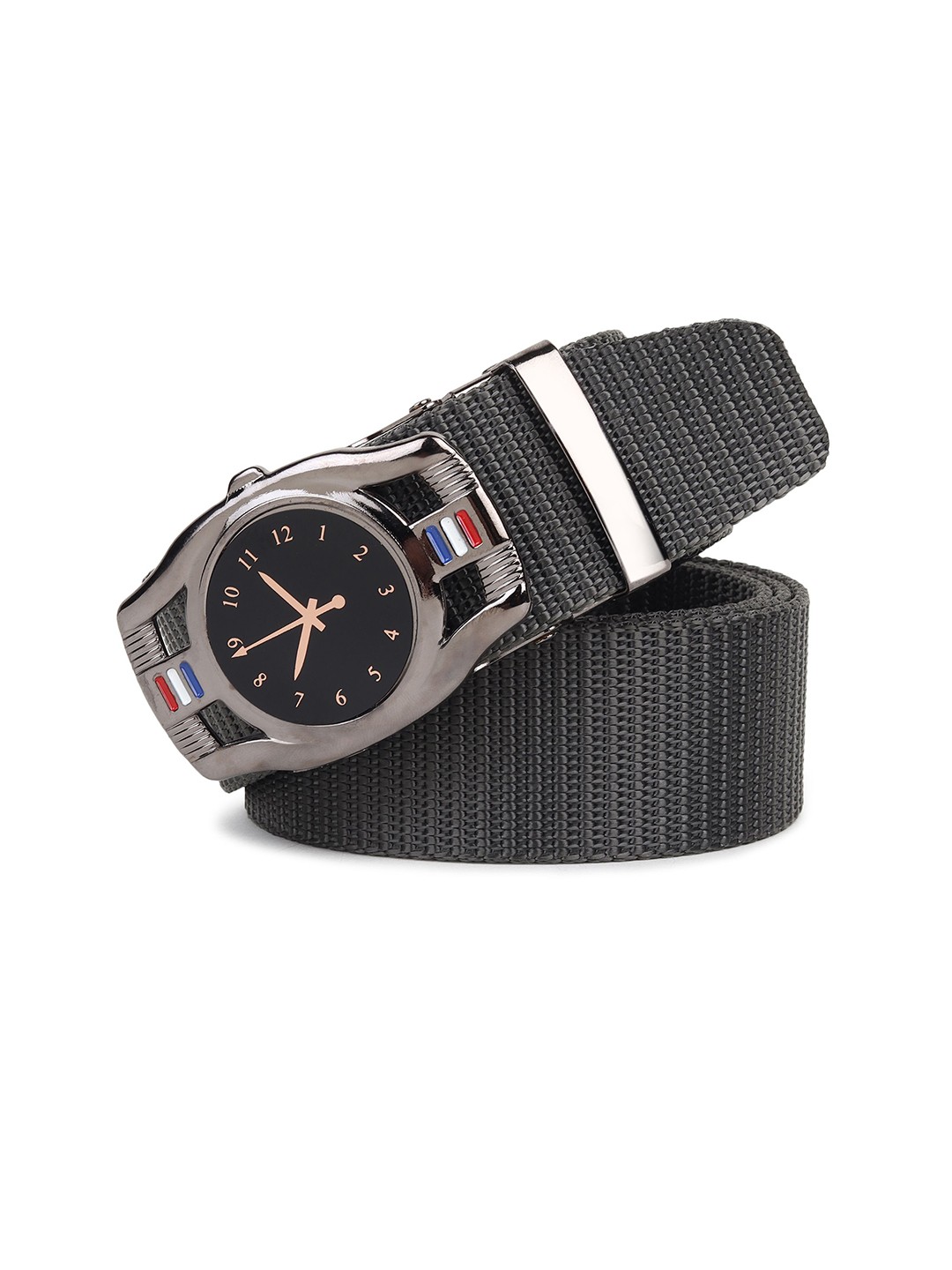 

Metronaut Men Textured Belt, Grey