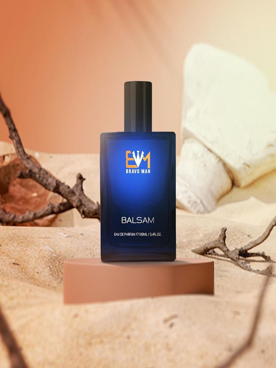 

BRAVOMAN Balsam Men Long Lasting Eau De Parfume- 100 ml, Blue