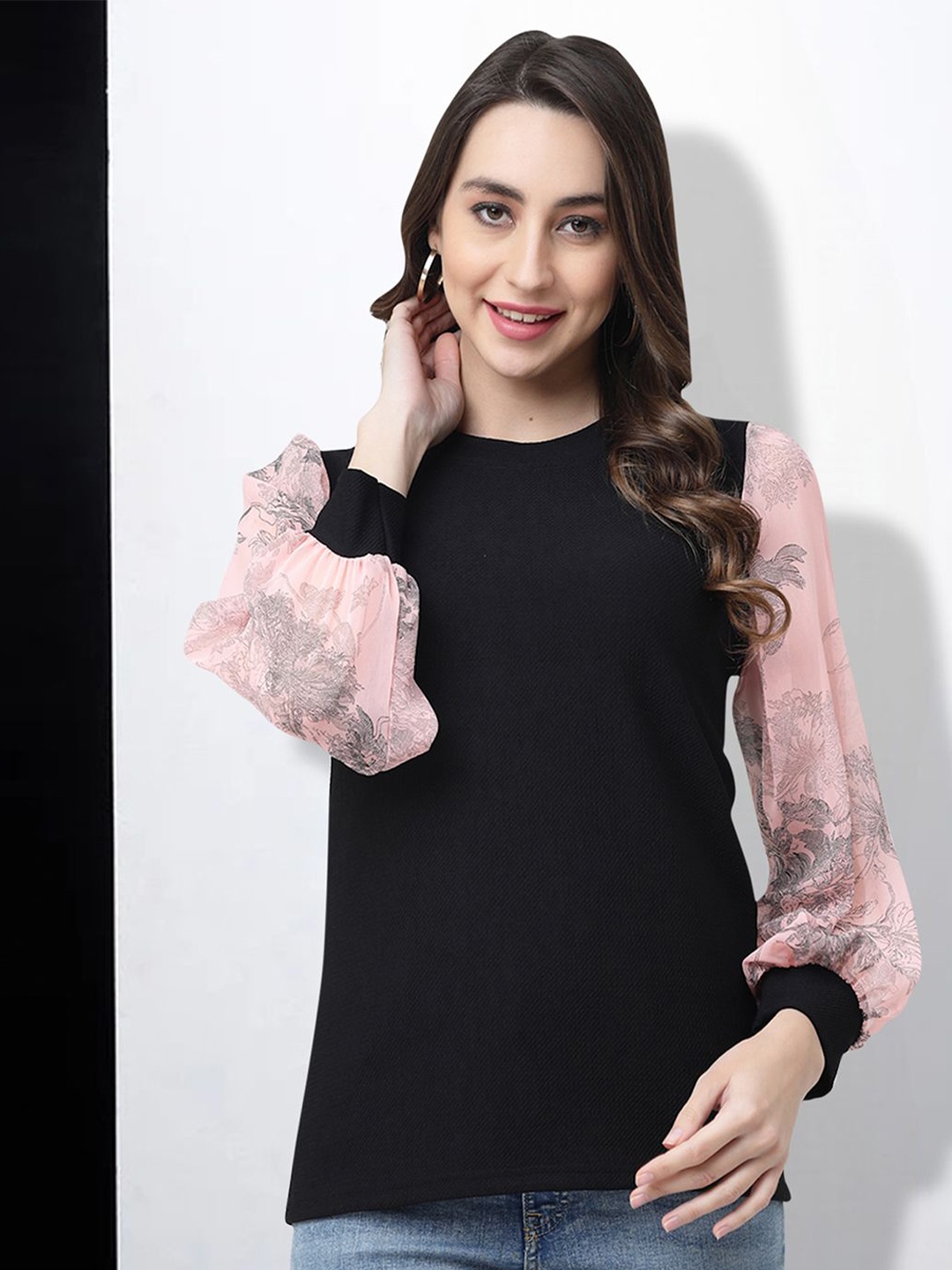 

MISS AYSE Floral Print Top, Multi