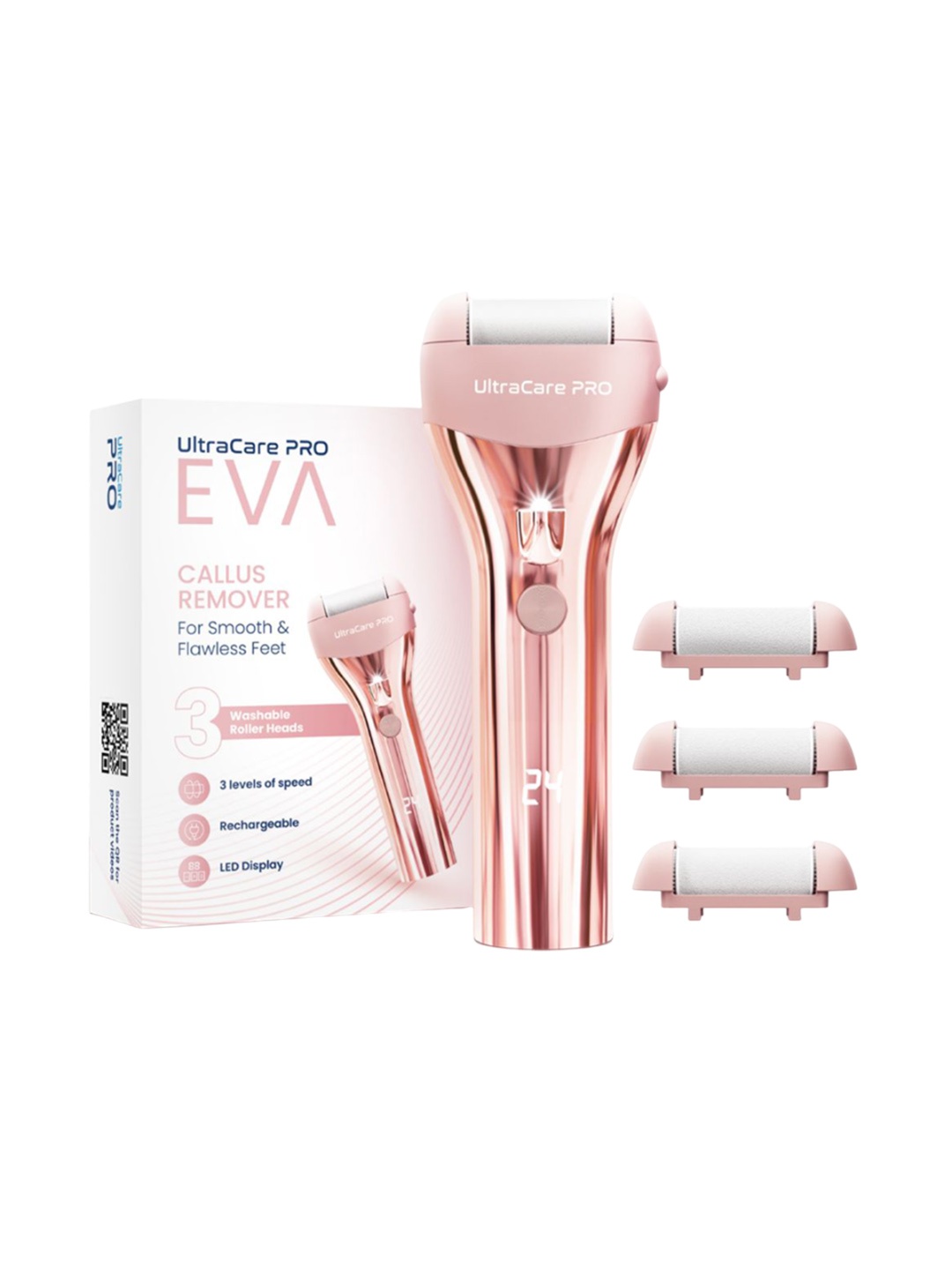 

UltraCare PRO Eva Callus Remover For Feet - 150 g- Rose Gold