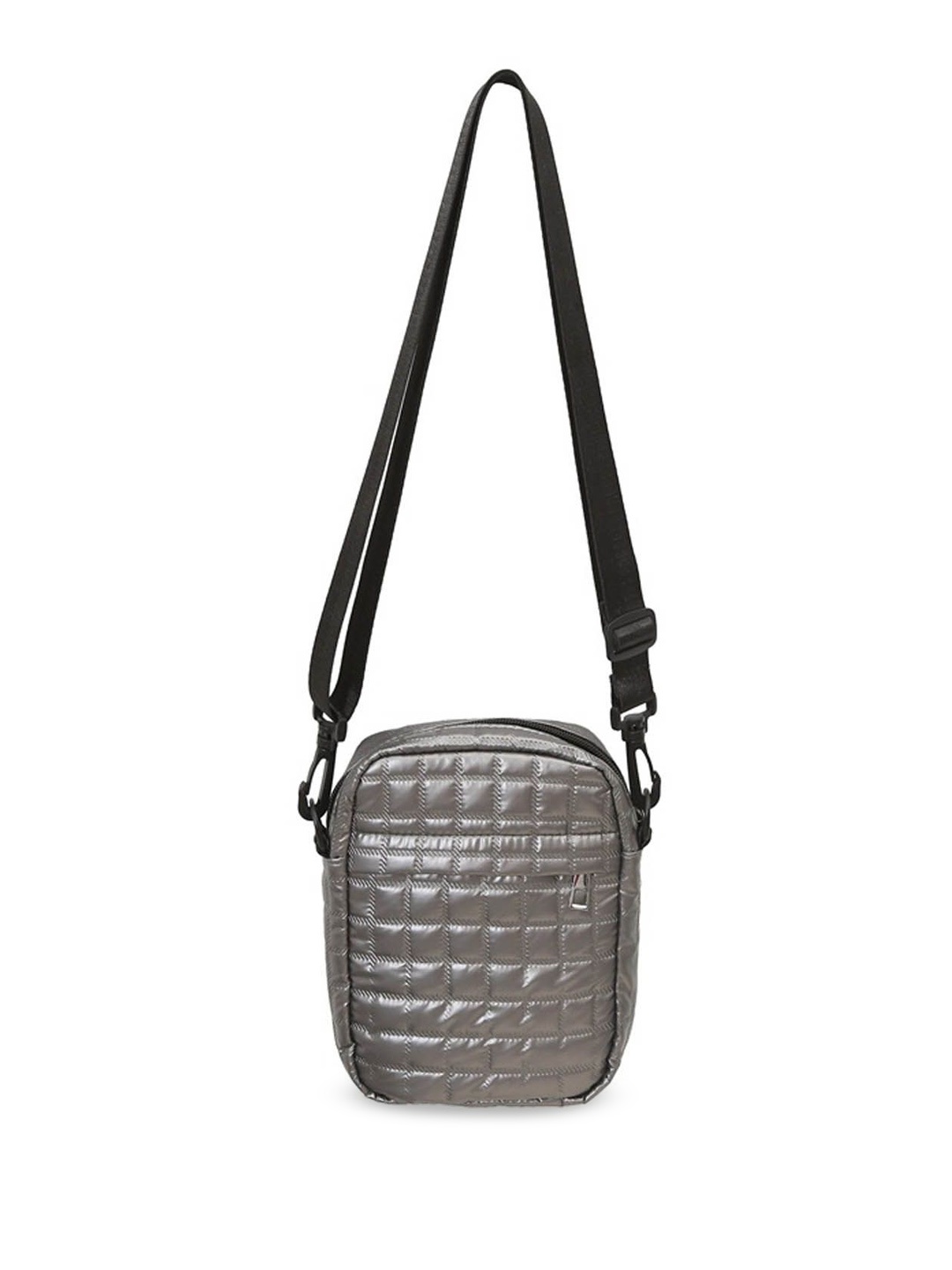 

StyleCast Textured Structured Shoulder Bag with Quilted, Grey