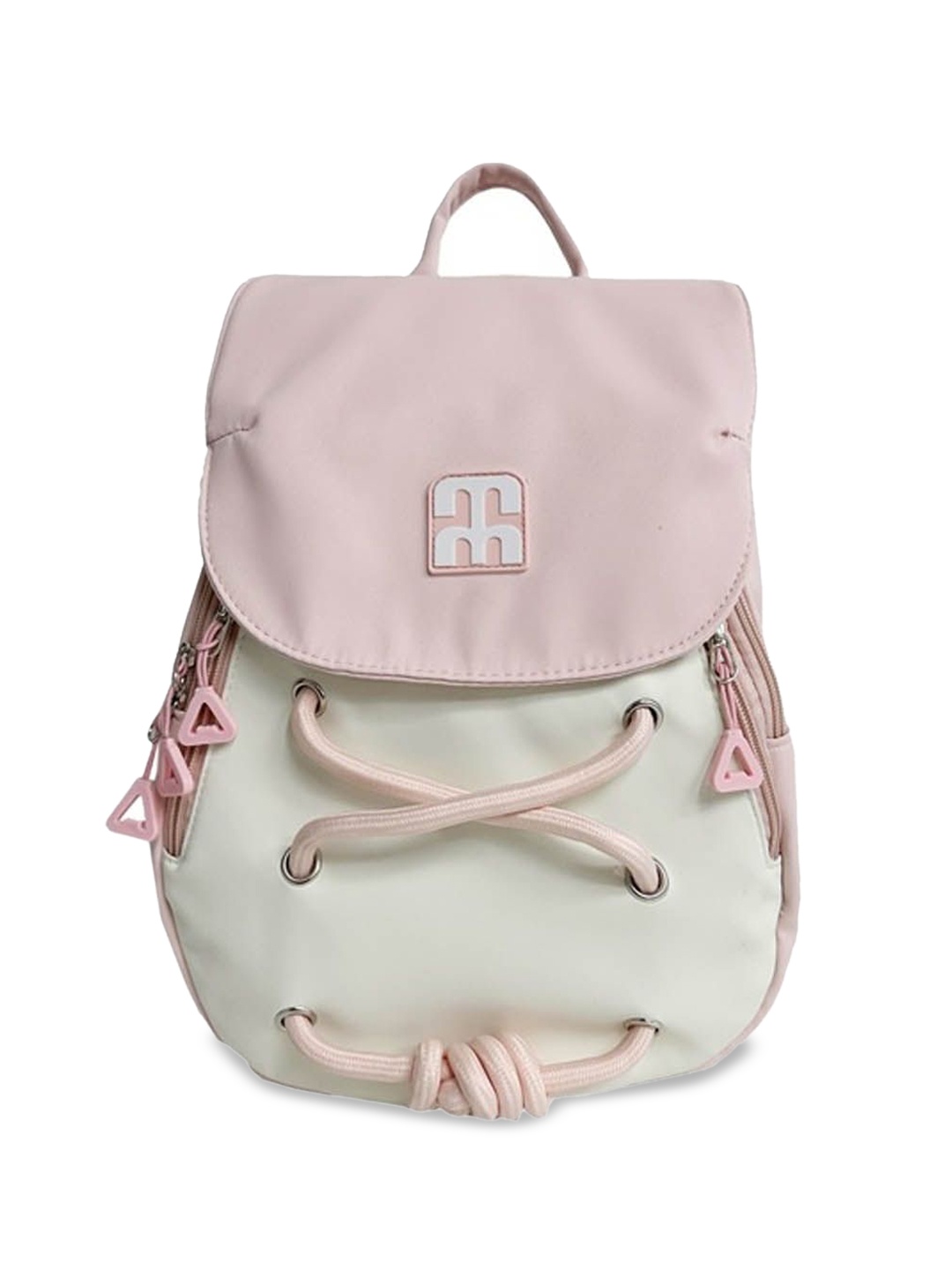 

StyleCast Structured Handheld Bag with Fringed, Pink