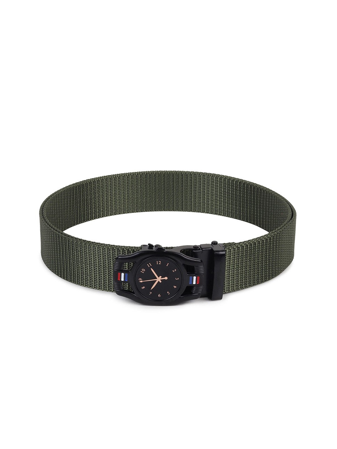 

Metronaut Men Textured Belt, Green