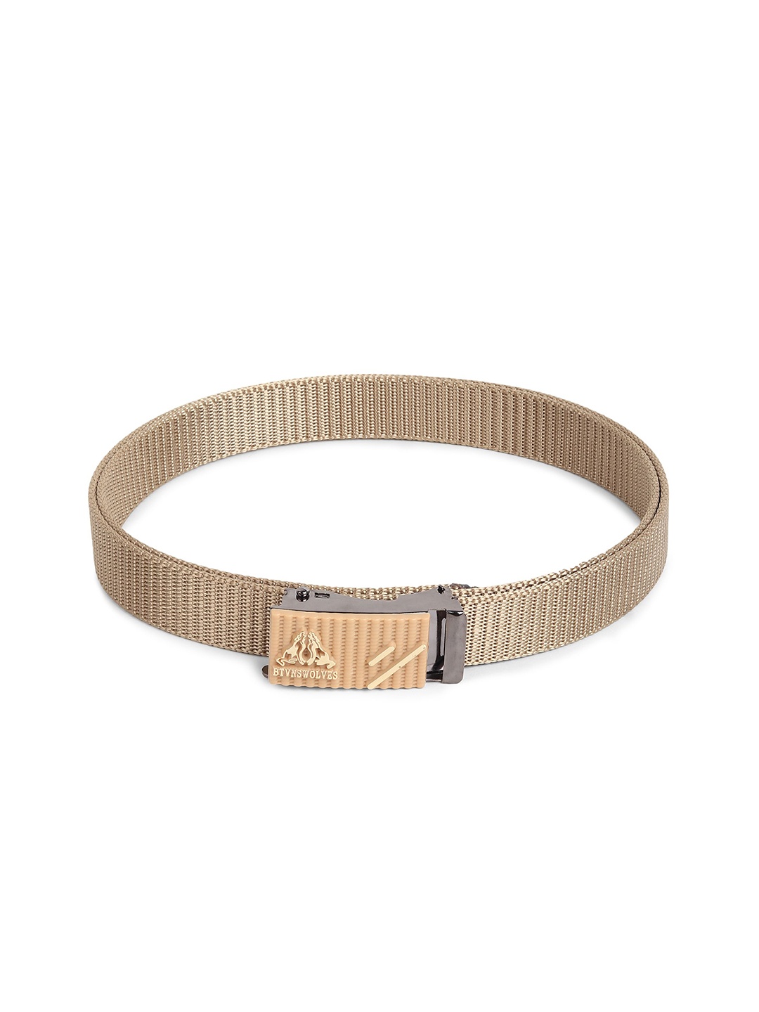 

Metronaut Men Textured Belt, Cream