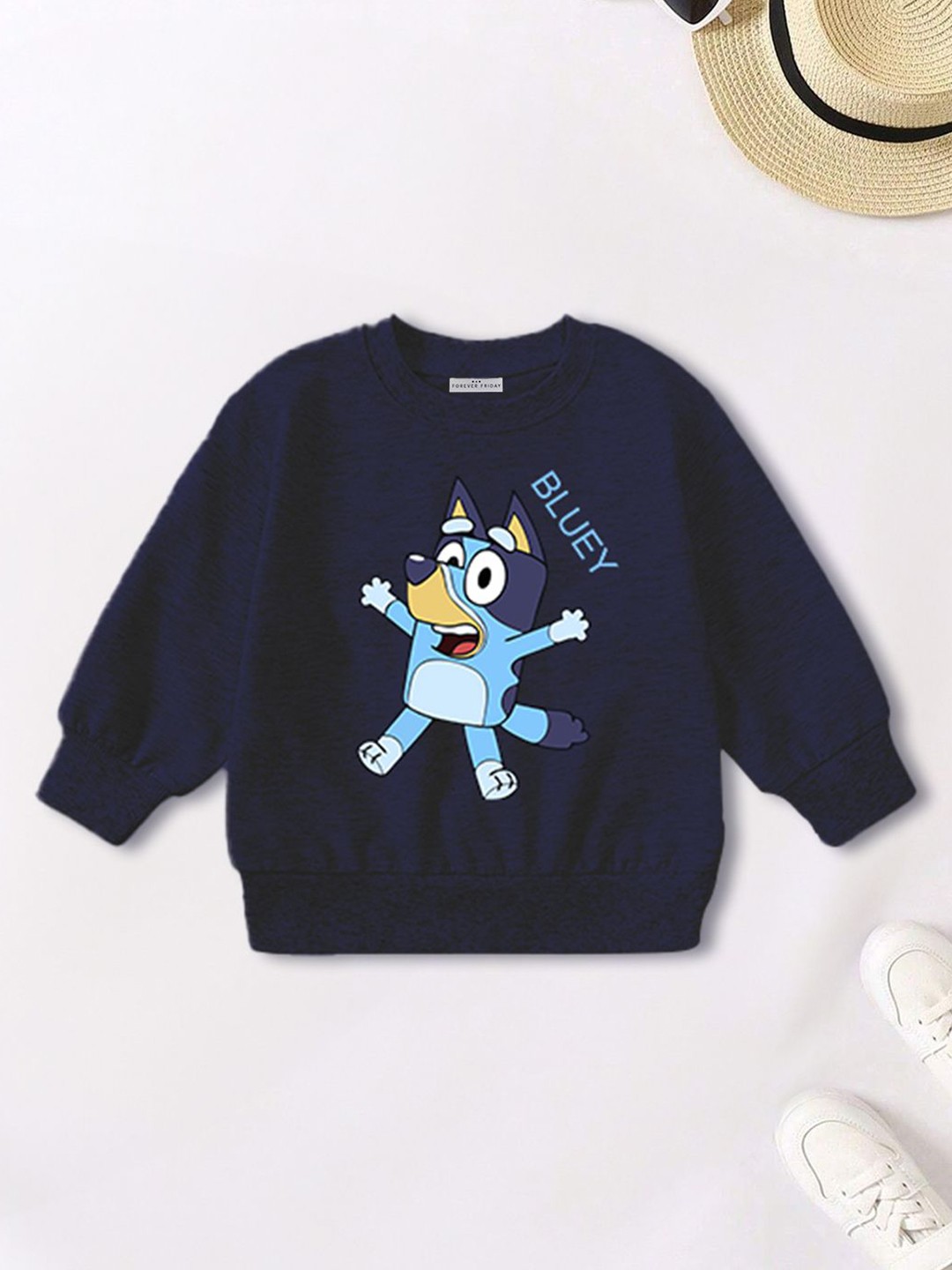 

FOREVER FRIDAY Boys Cotton Sweatshirt, Navy blue
