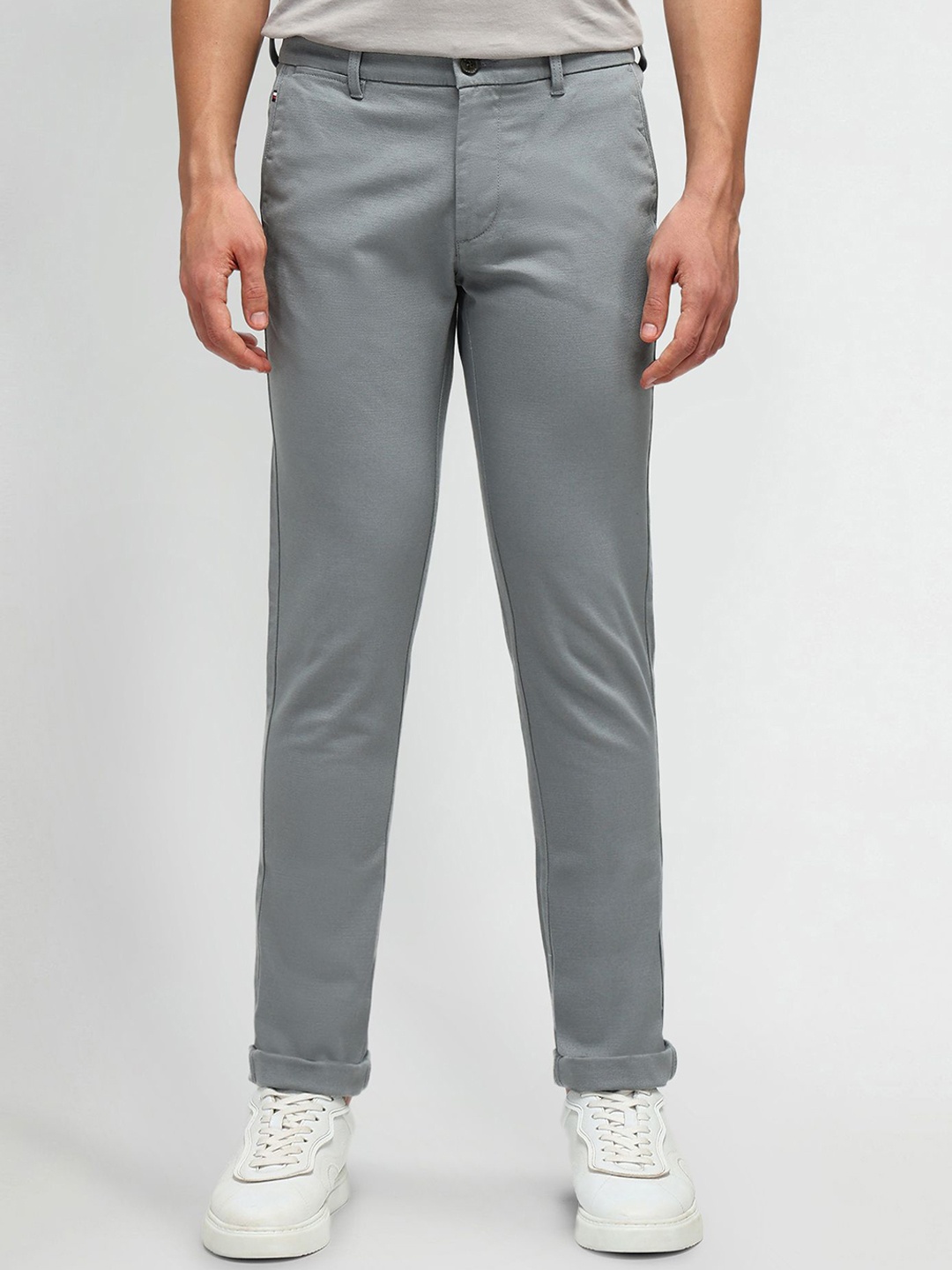 

Arrow Sport Men Slim Fit Chinos Trousers, Grey