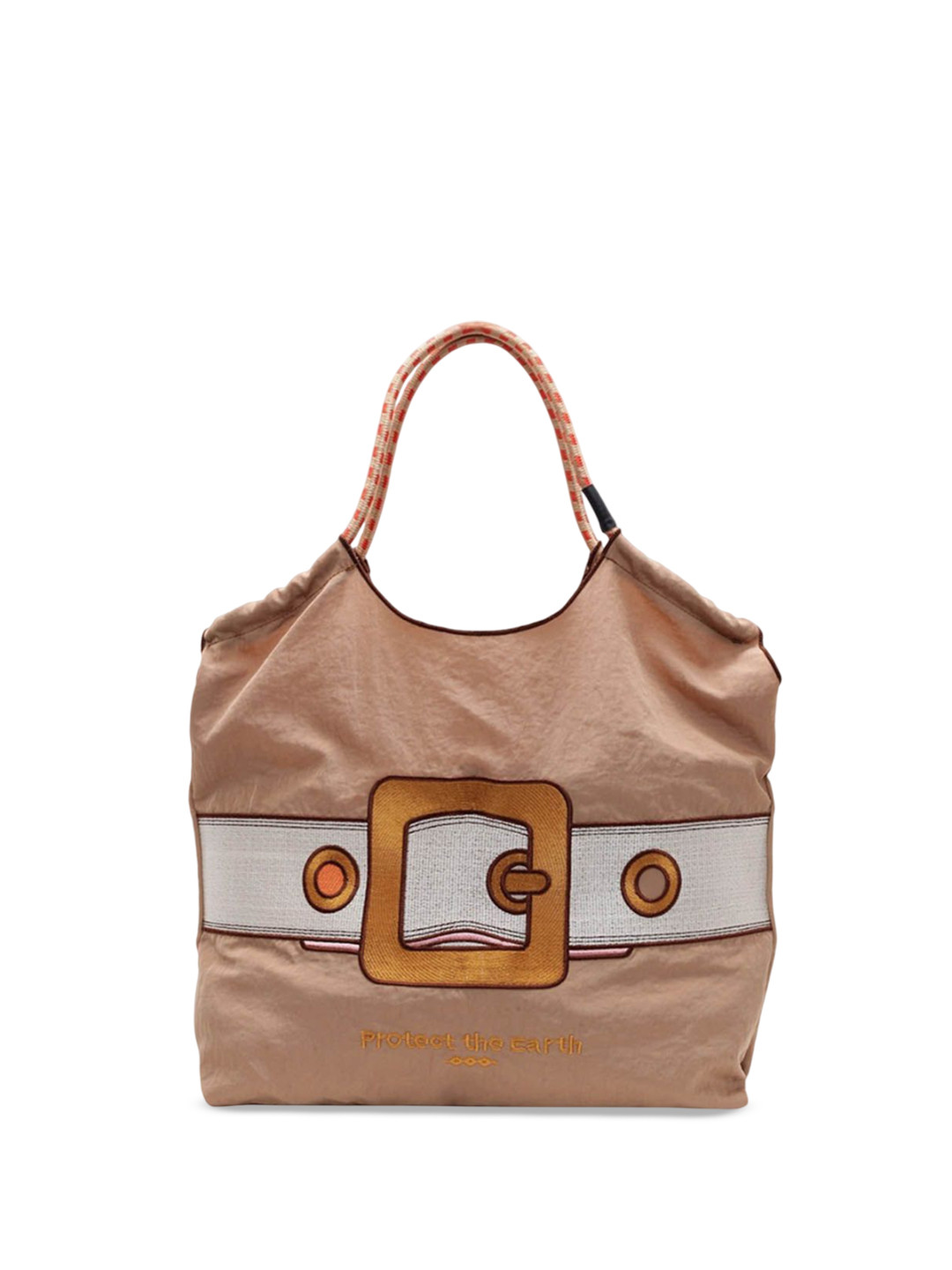 

StyleCast Colourblocked Shopper Handheld Bag, Khaki