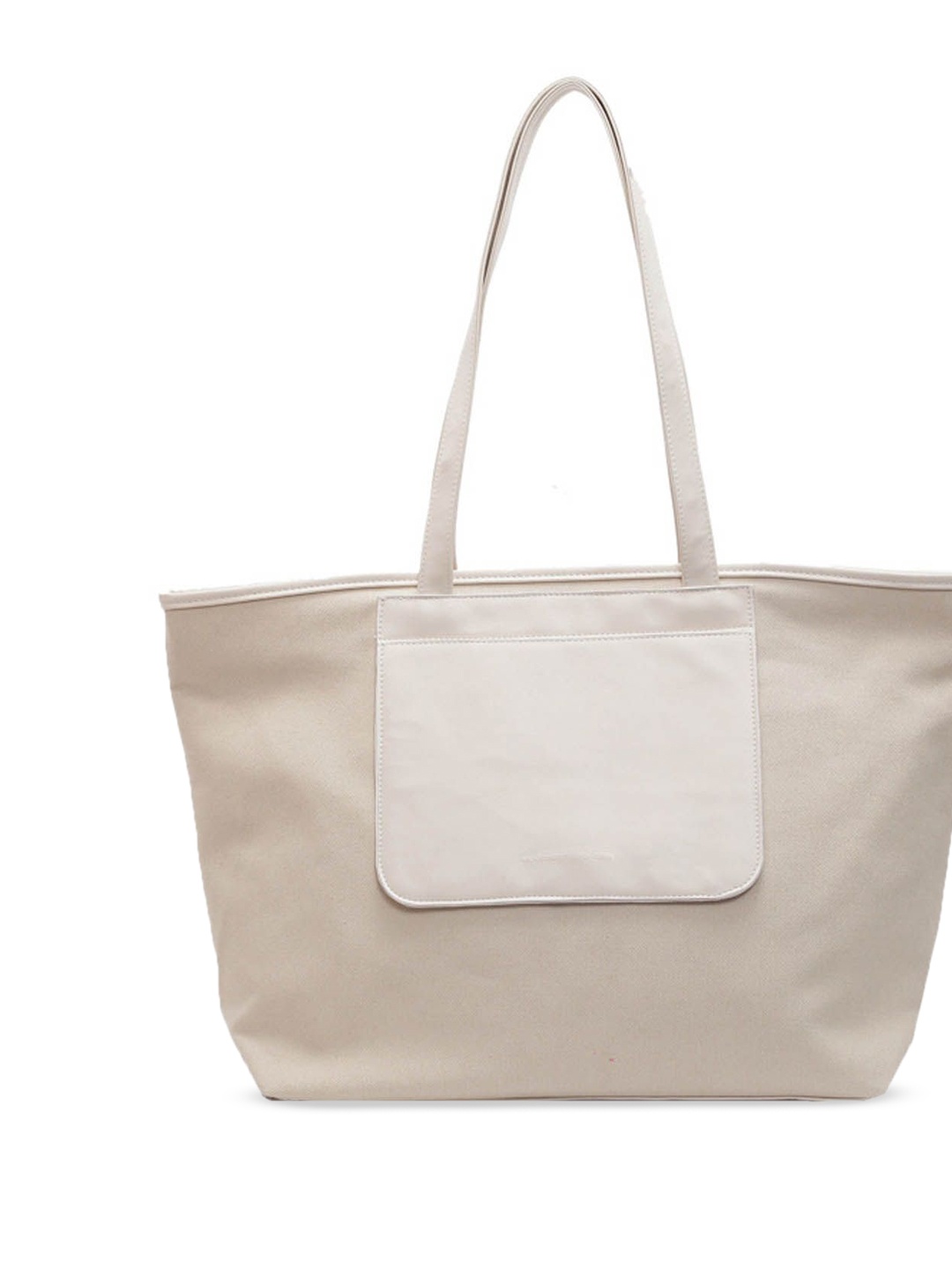 

StyleCast Colourblocked Oversized Shopper Shoulder Bag, Off white