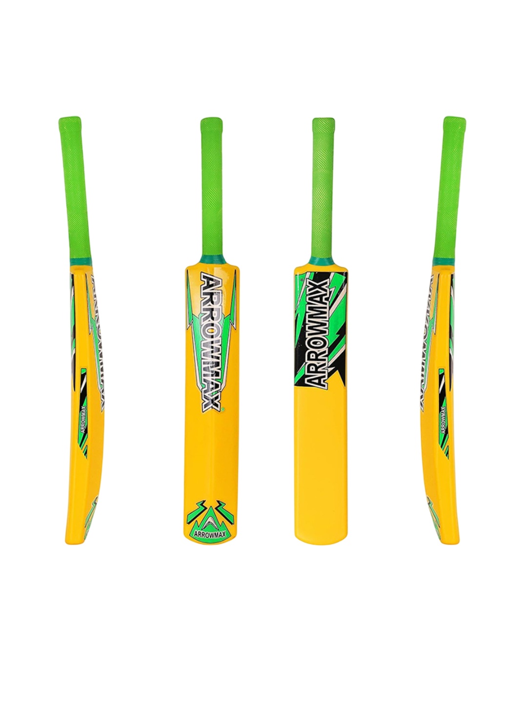 

ARROWMAX Kids Cricket Bat with Tennis Ball, Yellow