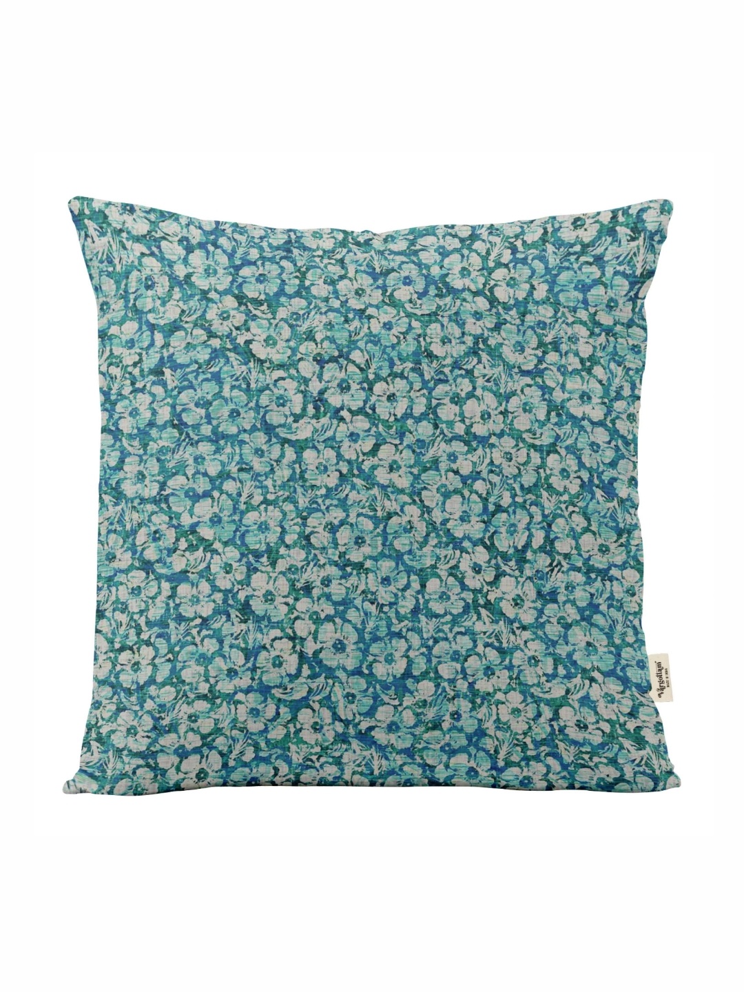 

Vargottam Blue Set of 5 Floral Square Cushion Covers