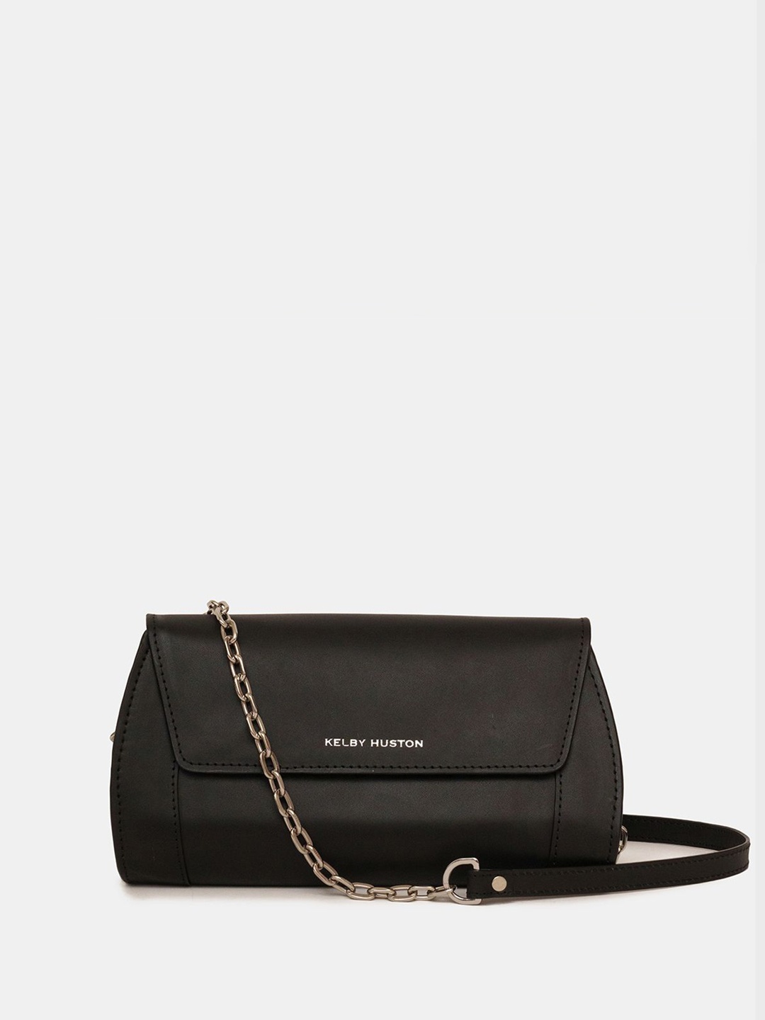 

KELBY HUSTON Leather Swagger Sling Bag, Black