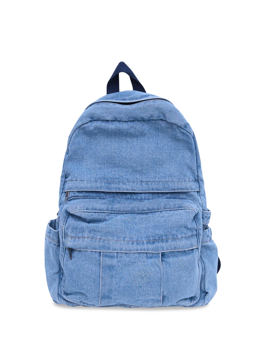 

StyleCast Structured Handheld Bag with Cut Work, Blue