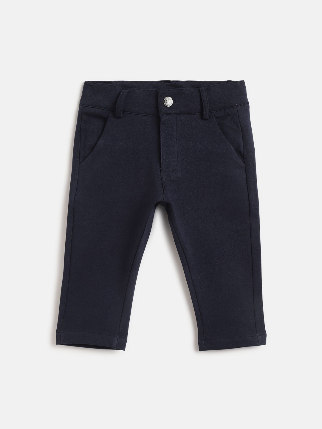 

Chicco Boys Relaxed Regular Fit Mid-Rise Cotton Trouser, Navy blue