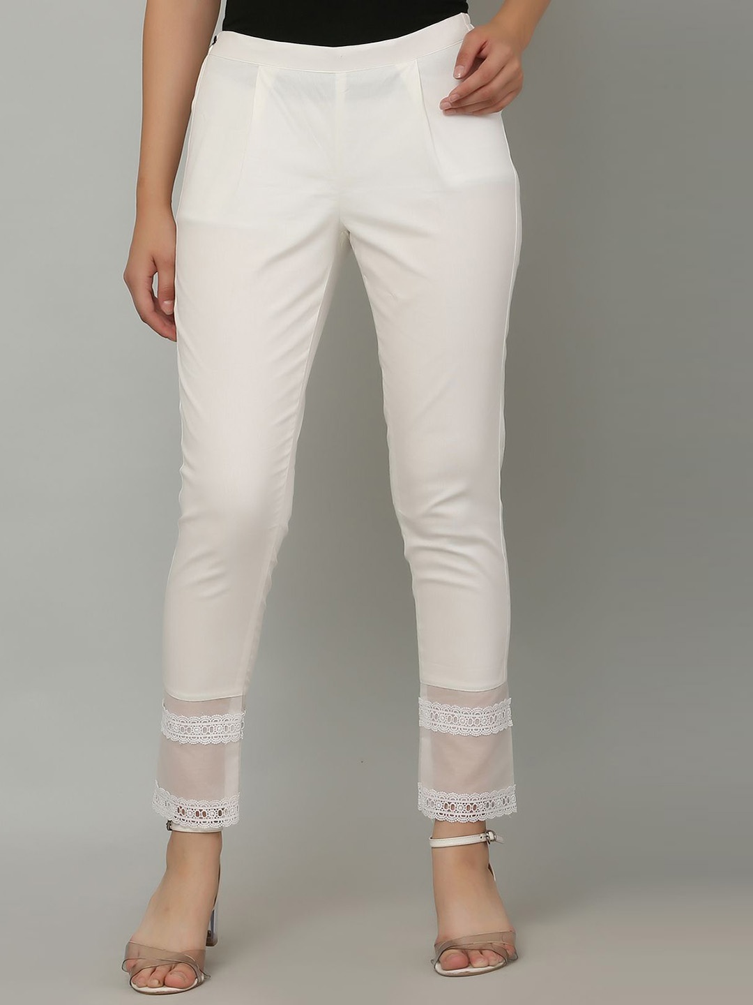 

Sellingsea Women Trousers, White