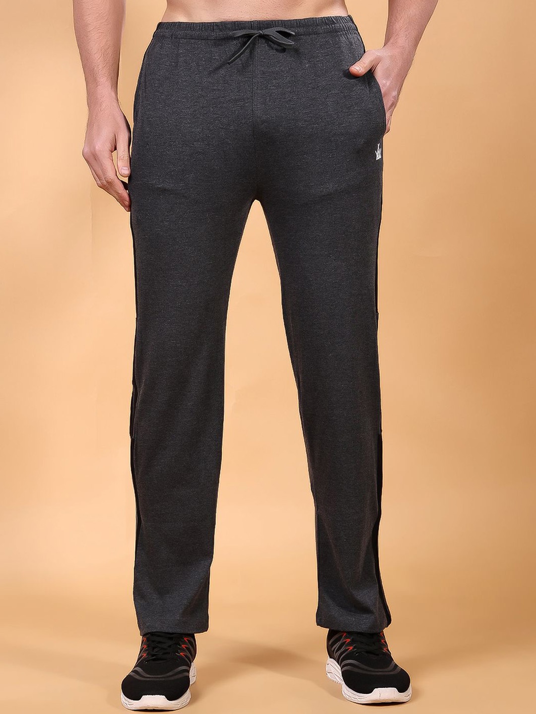 

FAW Men Regular Fit Track Pants, Grey