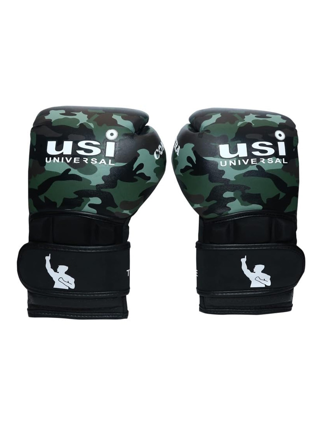 

USI UNIVERSAL THE UNBEATABLE Printed Boxing Gloves, Green