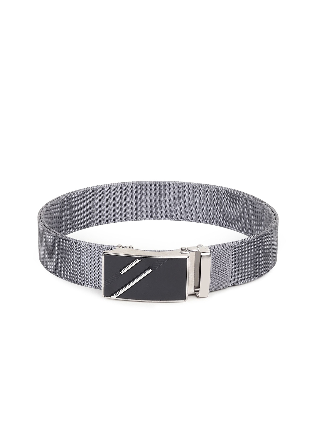 

Metronaut Men Textured Formal Belt, Grey