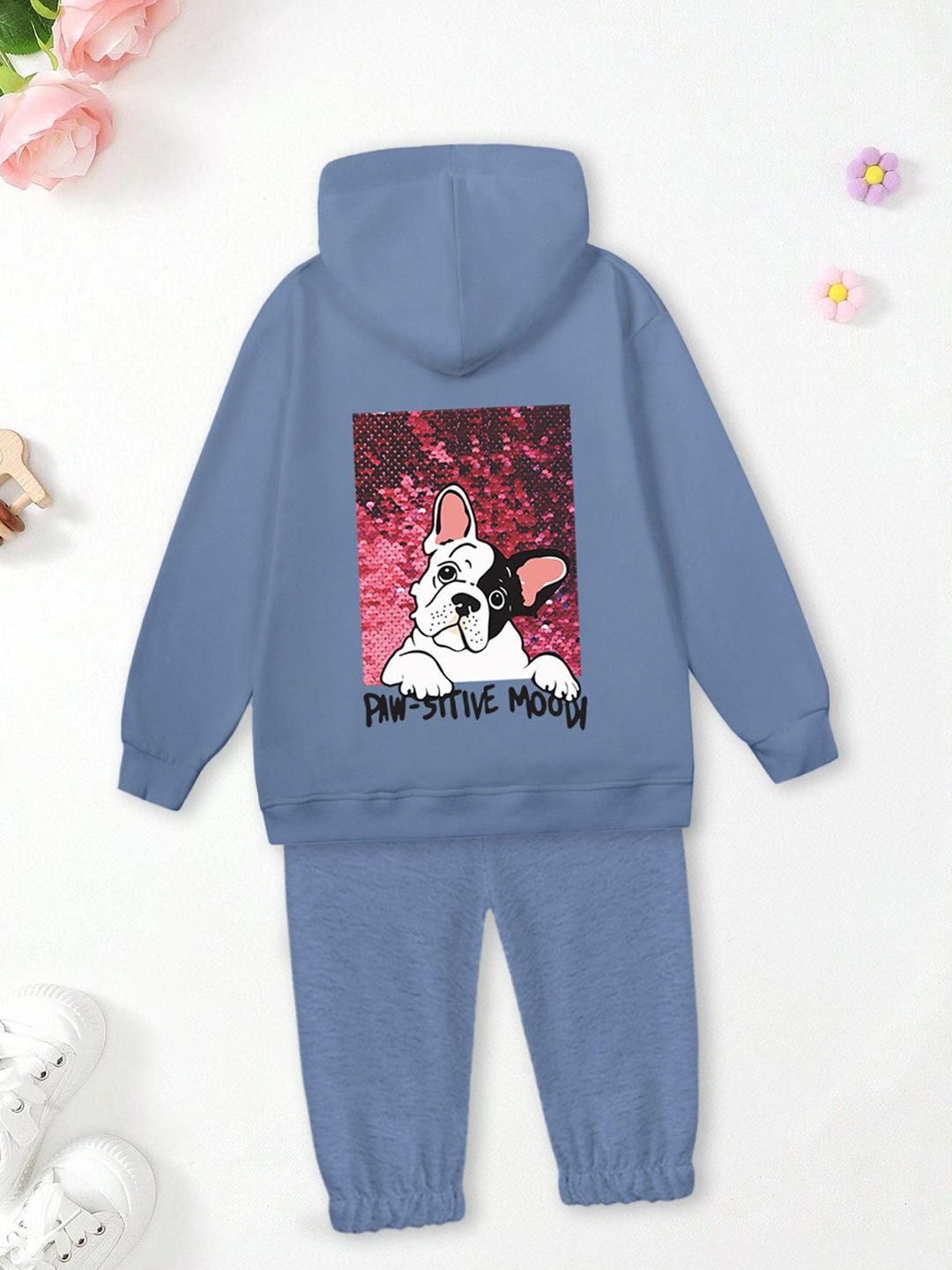 

FOREVER FRIDAY Girls Hooded Sweatshirt, Blue