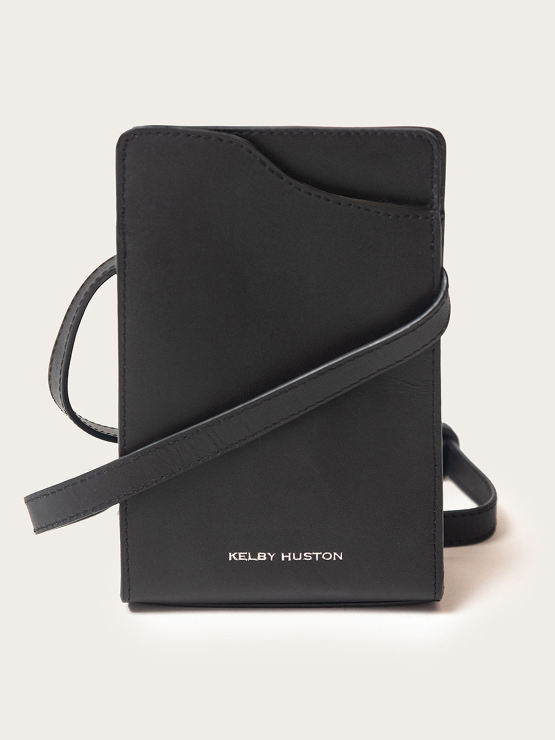 

KELBY HUSTON Leather Sling Bag, Black