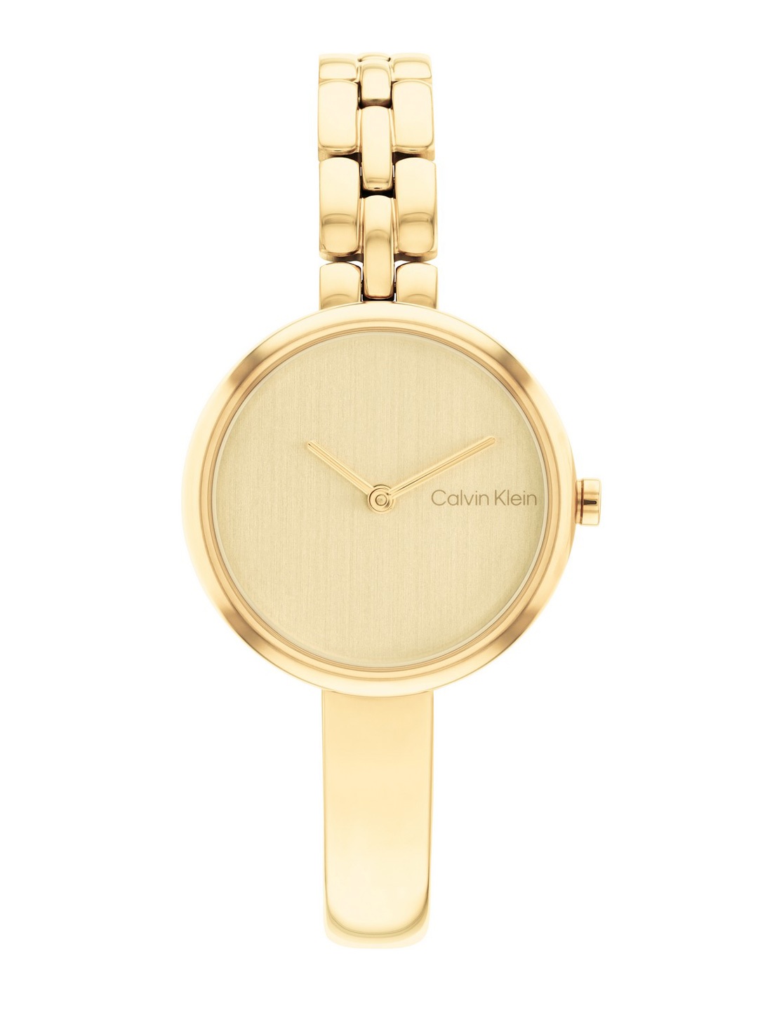 

Calvin Klein Women Bangled Analogue Watch 25200279, Champagne