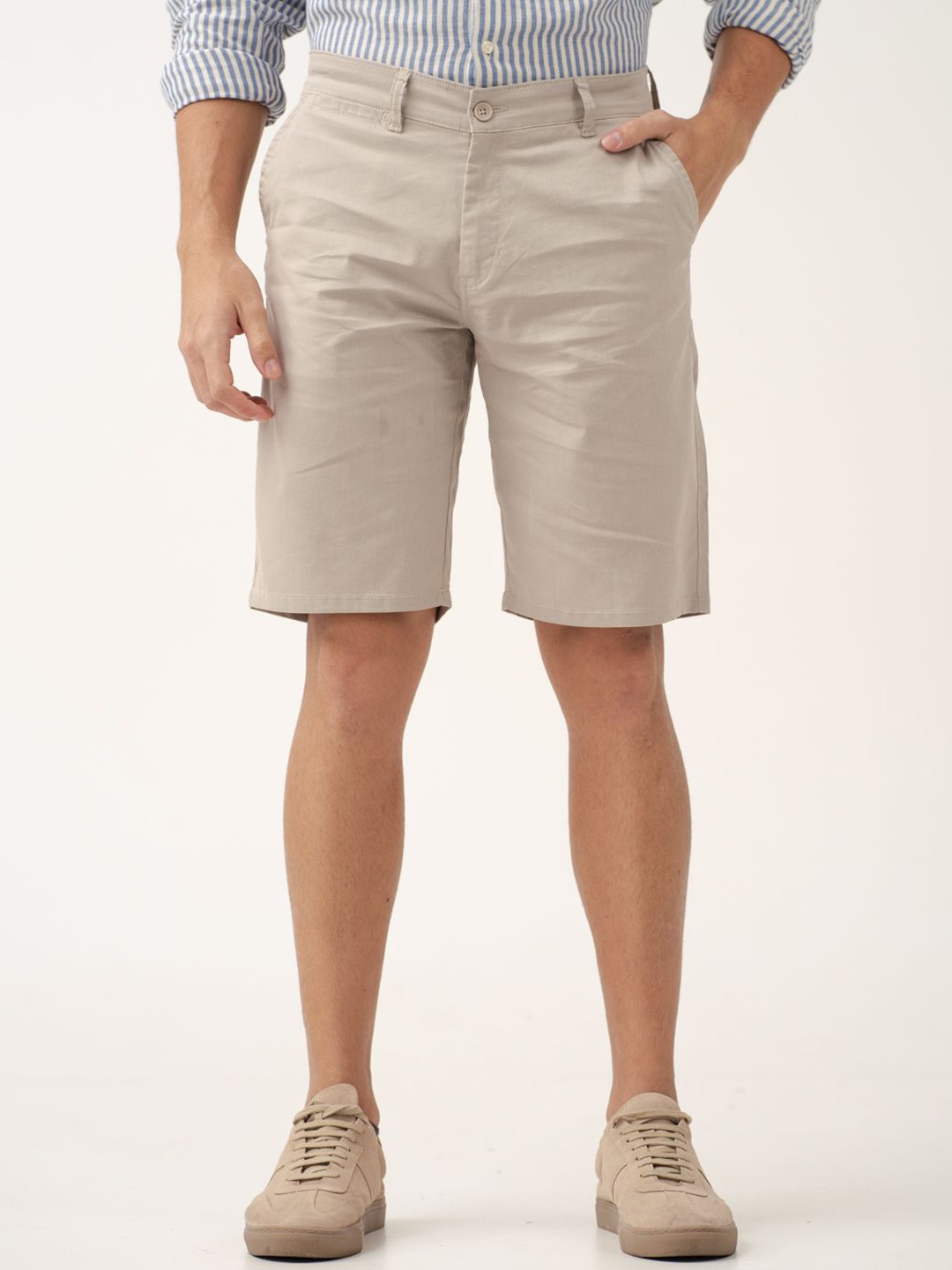 

The Pant Project Men Sesame Beige Chino Shorts