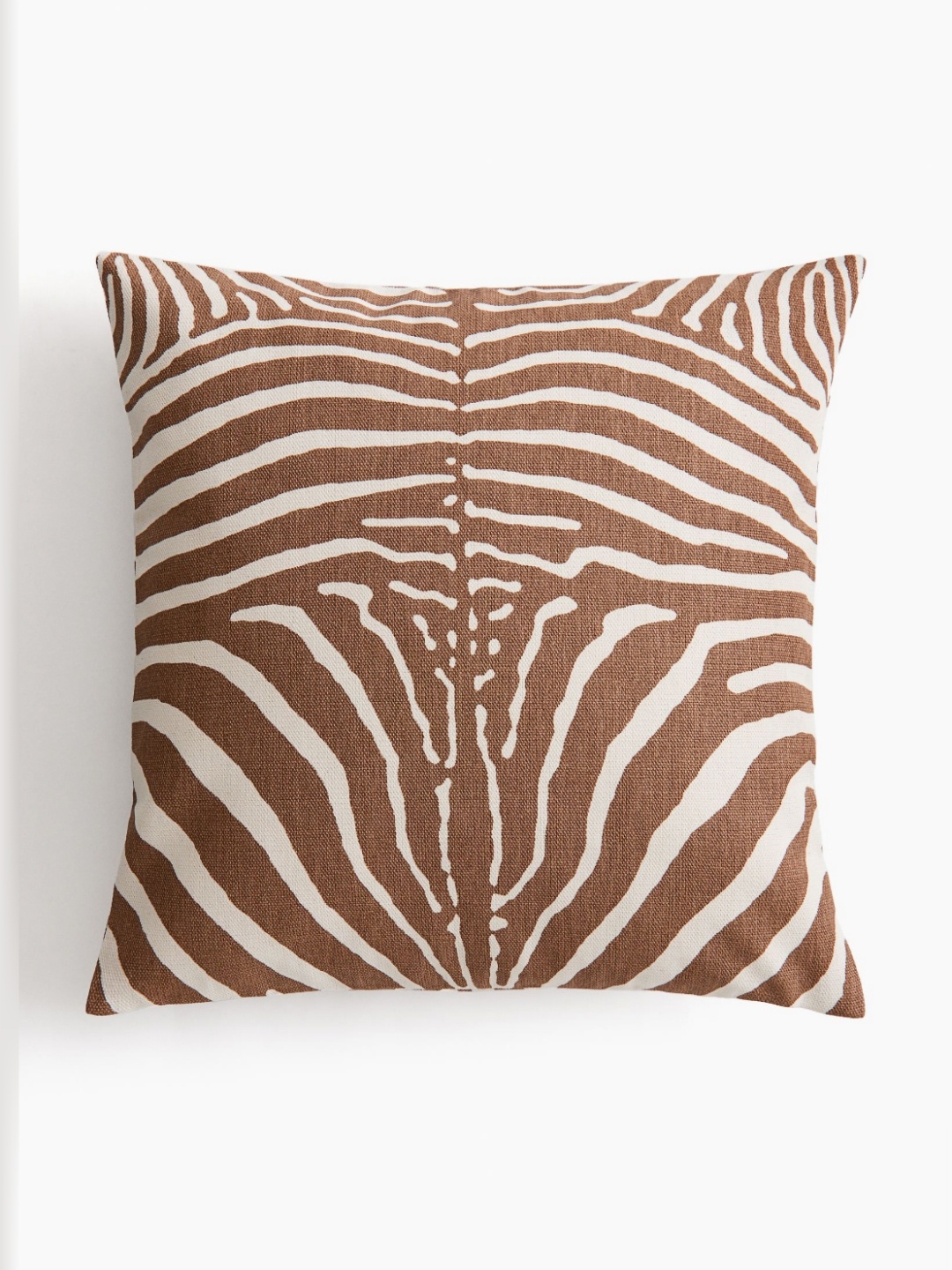 

H&M Animal-Print Cushion Cover, Brown