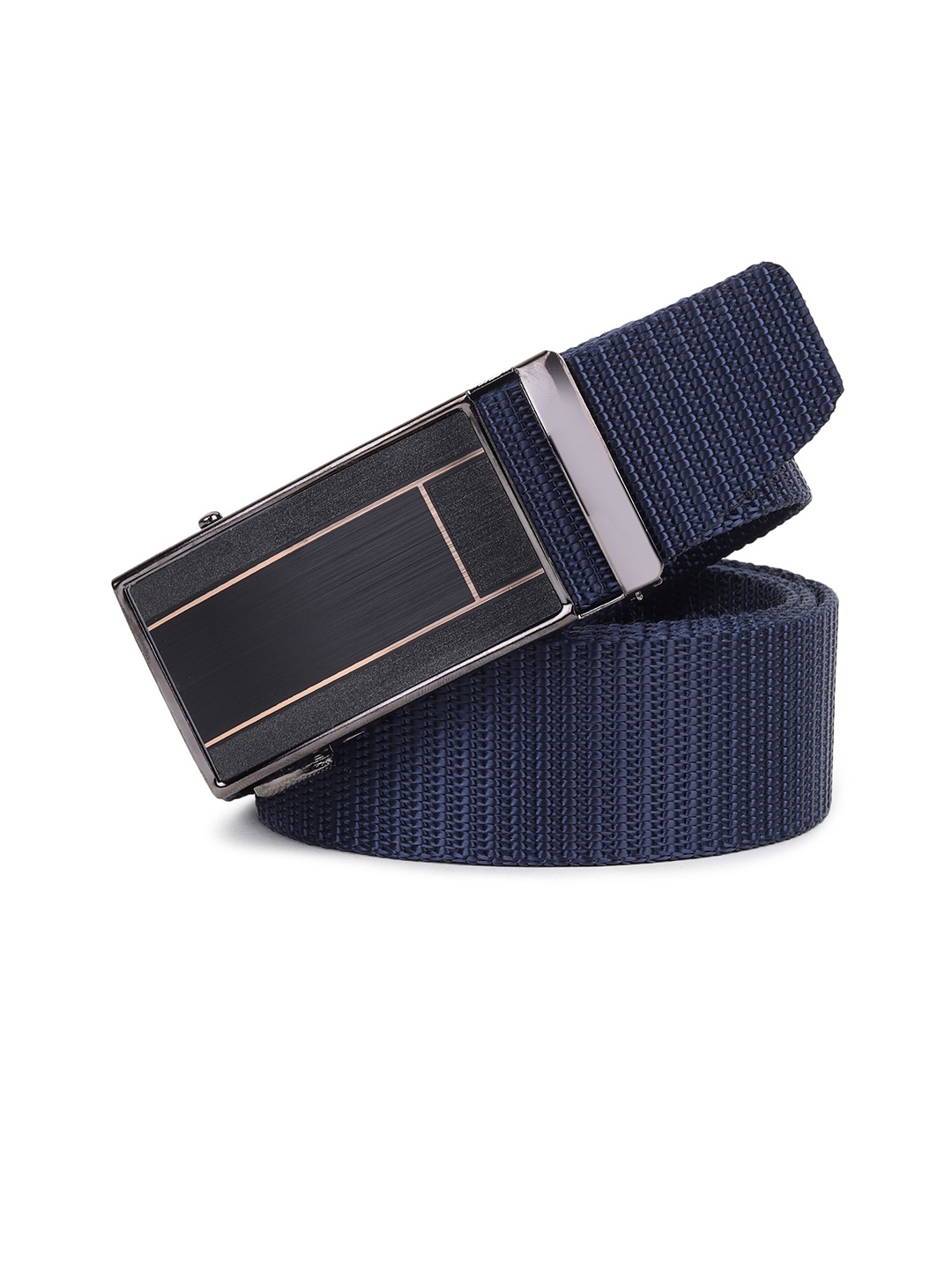 

Metronaut Men Textured Belt, Blue