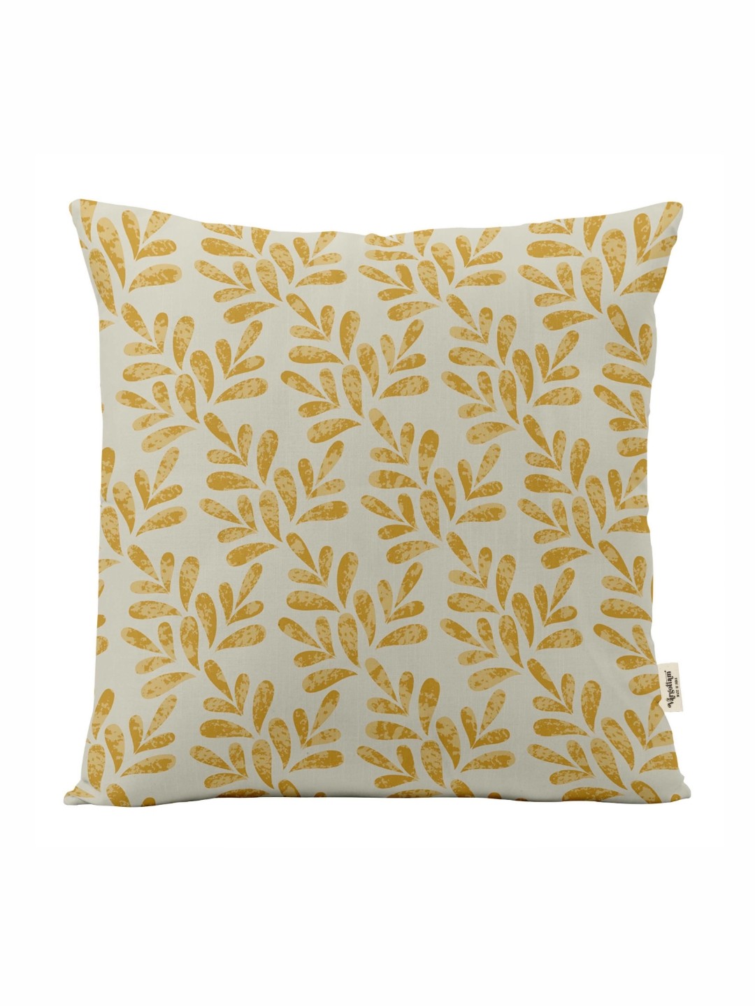 

Vargottam Yellow Set of 5 Floral Square Cushion Covers