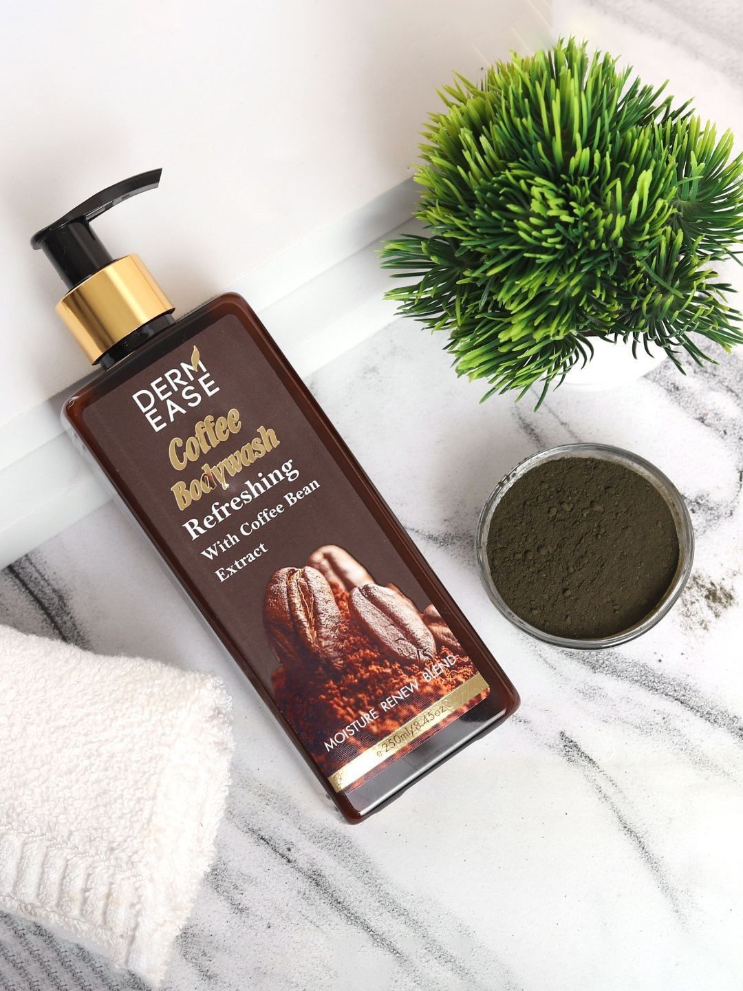 

DERMEASE Coffee Body Wash - 250 ml, White