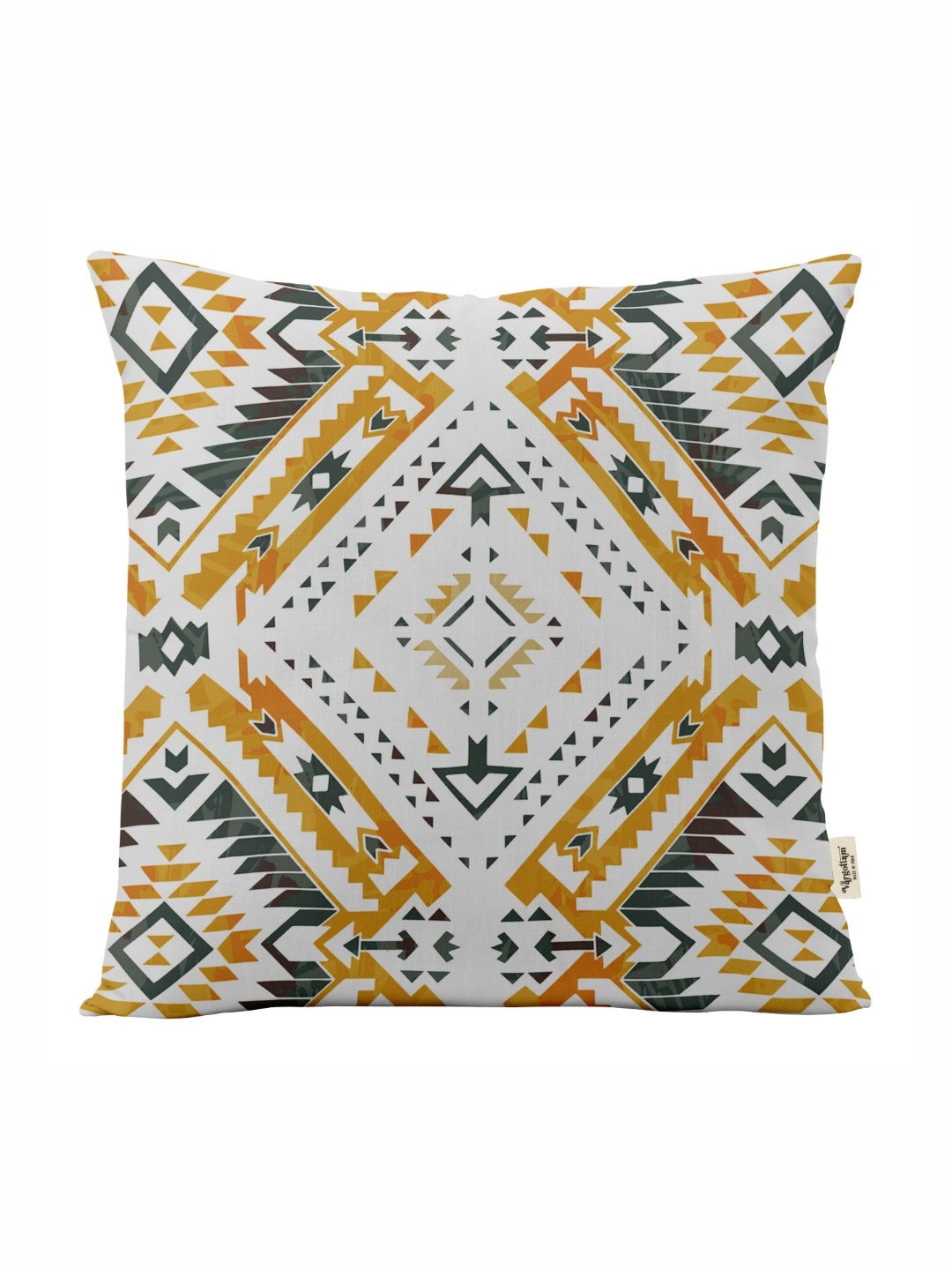 

Vargottam Yellow Set of 5 Geometric Square Cushion Covers