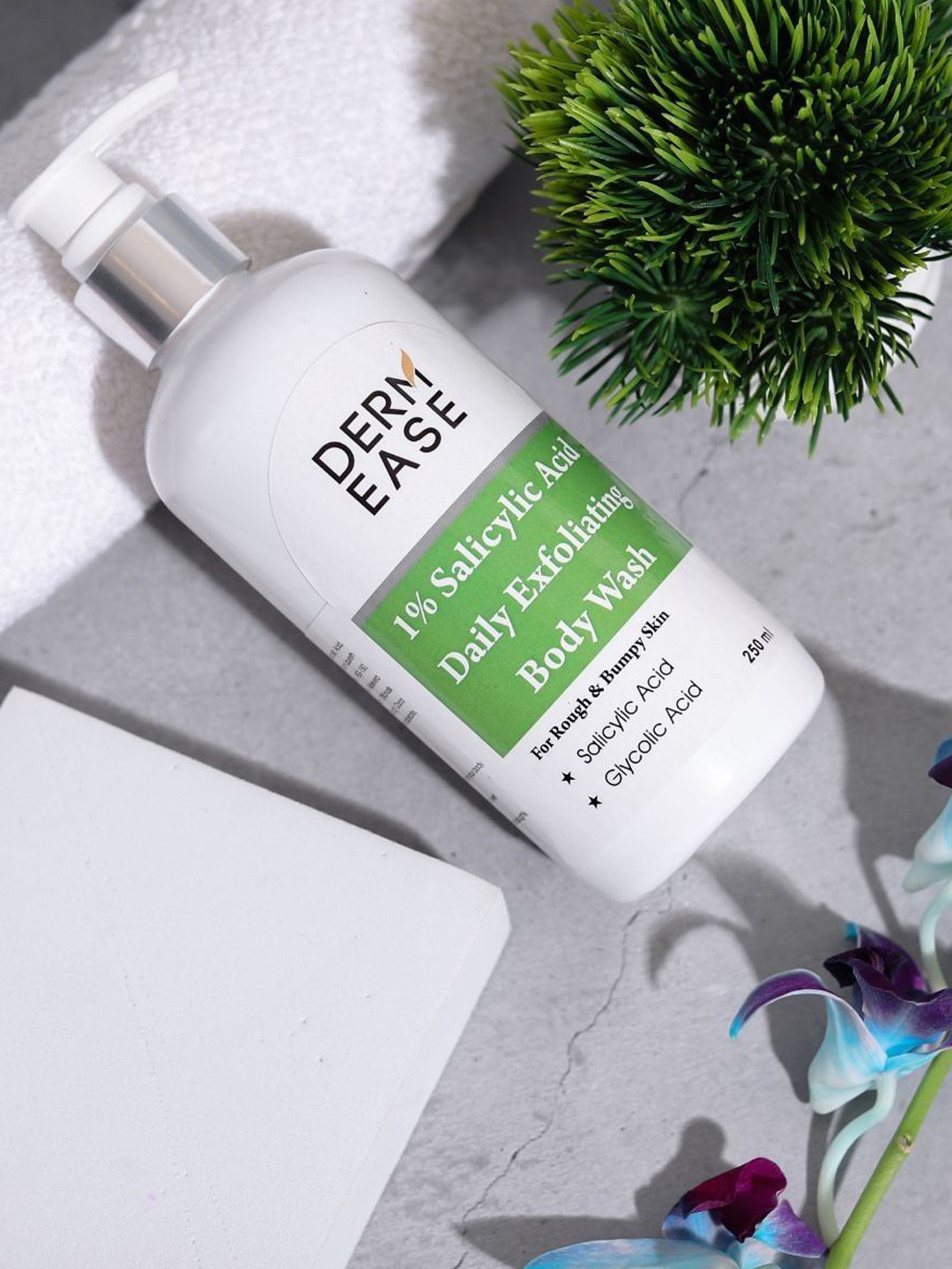 

DERMEASE 1% Salicylic Acid Daily Exfoliating Body Wash - 250 ml, White