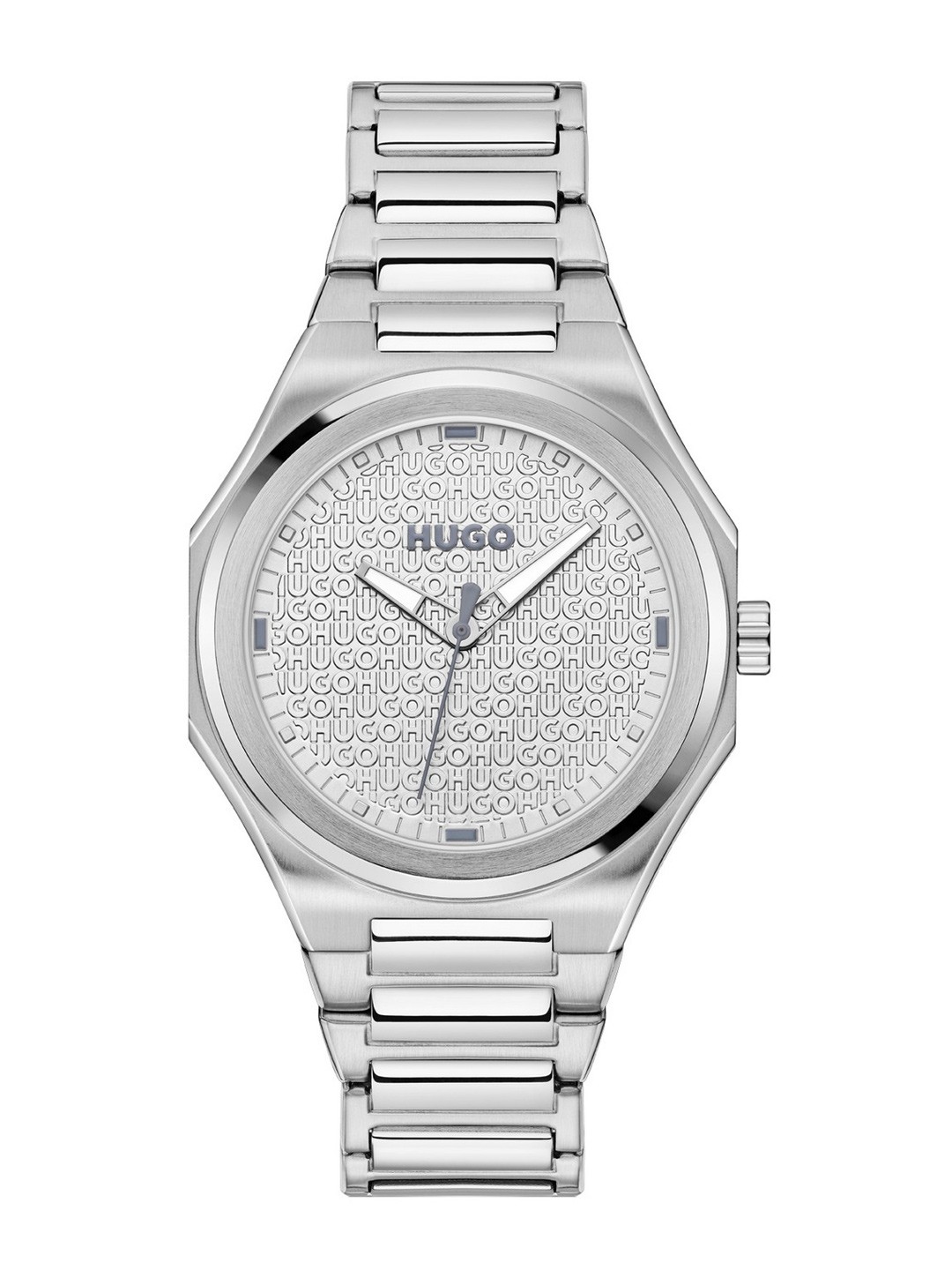 

HUGO Women Grail For Her Brand Patterned Analogue Watch 1540174, Silver