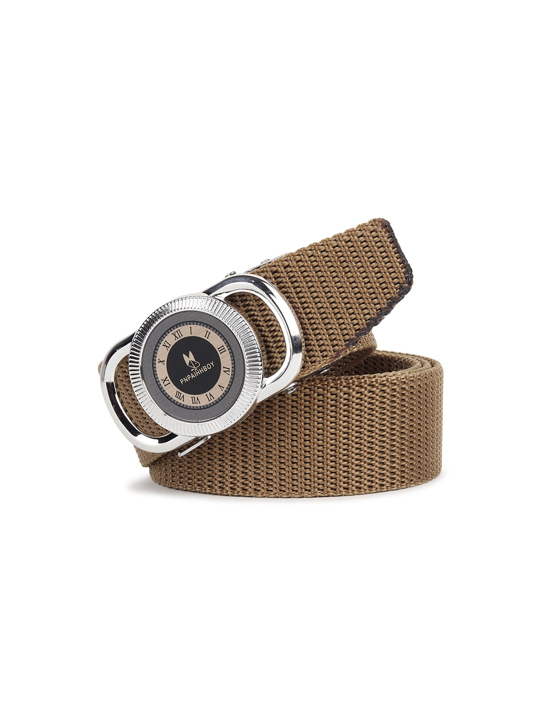 

Metronaut Men Textured Belt, Cream