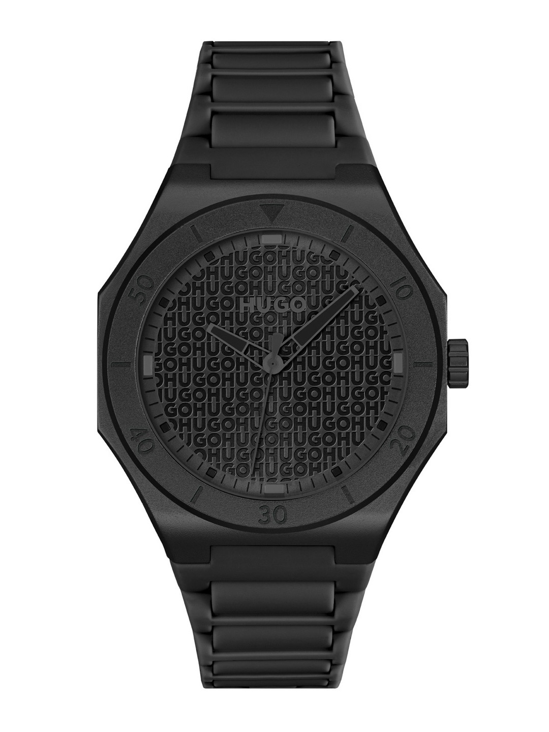 

HUGO Men Grail Light Analogue Watch 1530396, Black