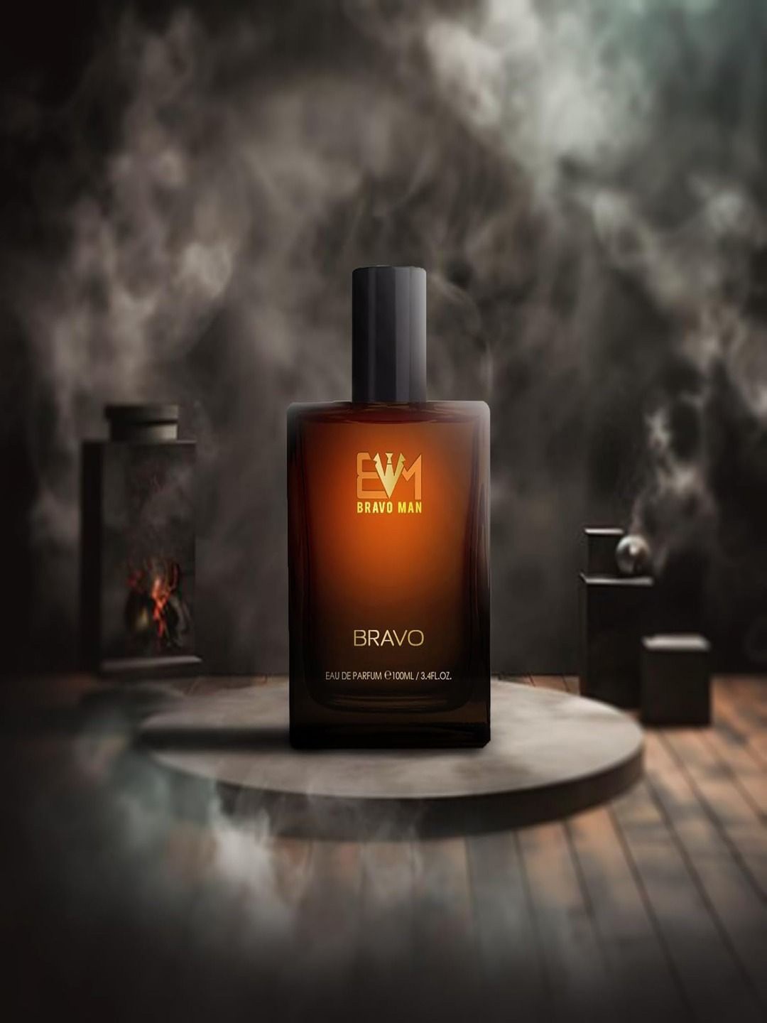 

BRAVOMAN Bravo Men Long Lasting Eau De Parfume- 100 ml, Orange