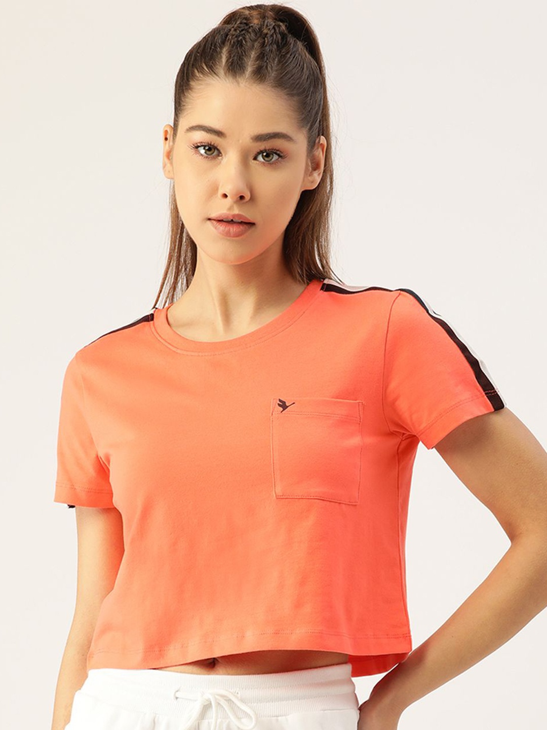 

AMSWAN Cotton Crop Top, Multi