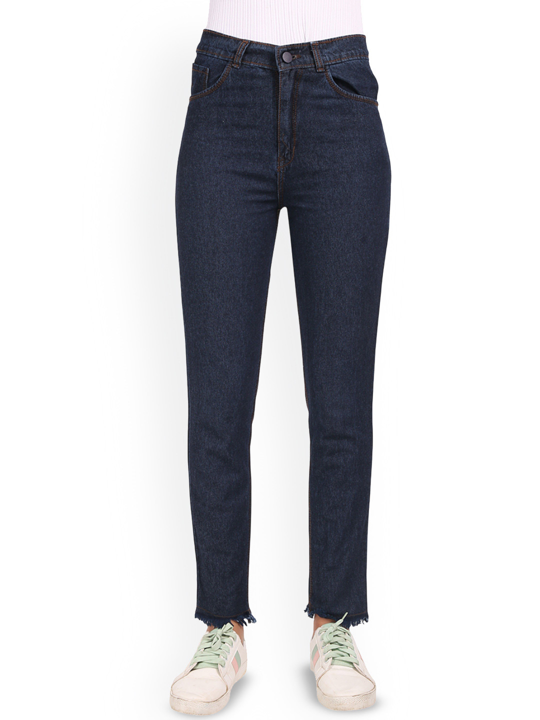 

CEFALU Women Comfort Stretchable Jeans, Blue