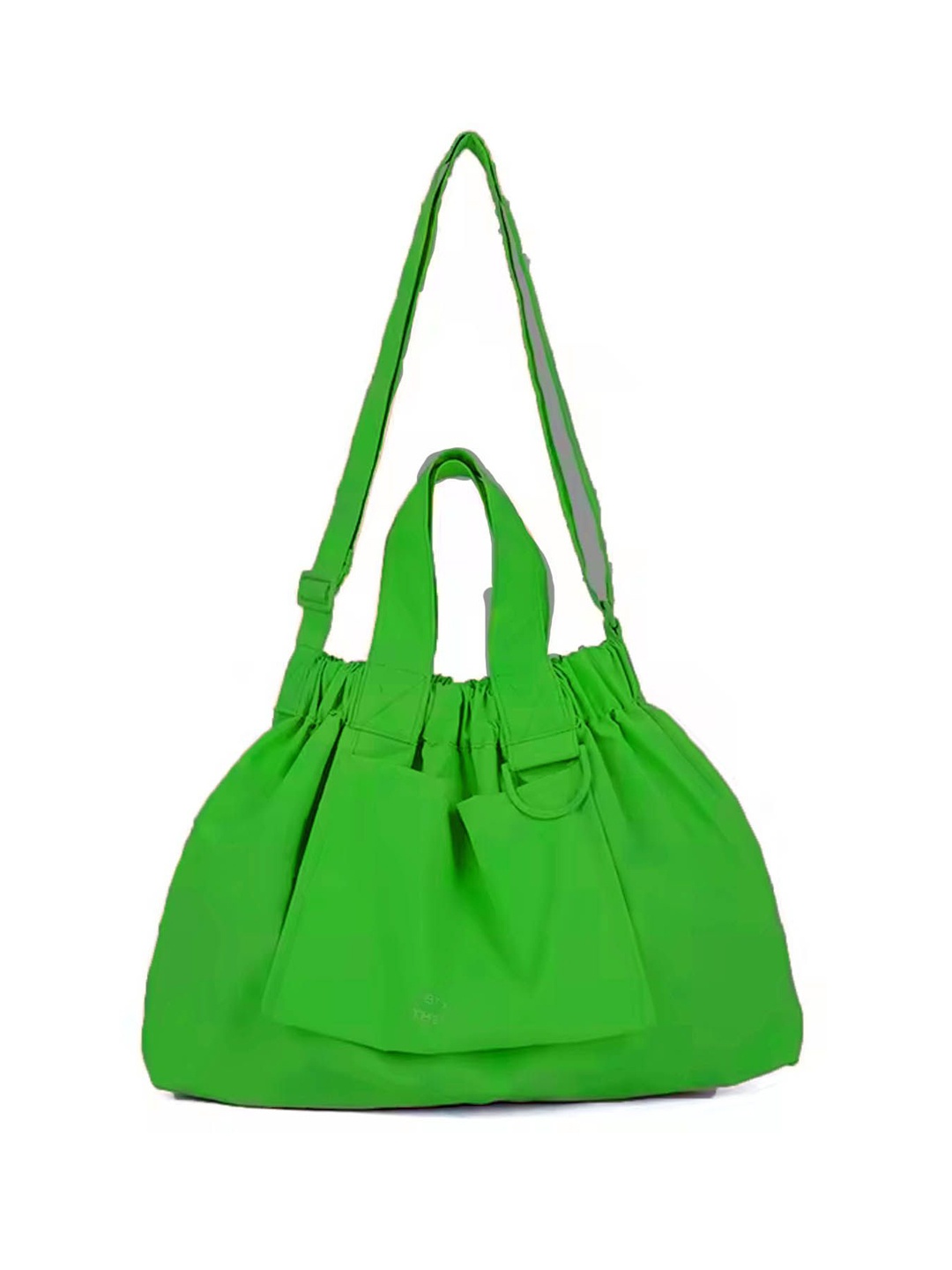 

StyleCast Oversized Bucket Handheld Bag with Tasselled, Green