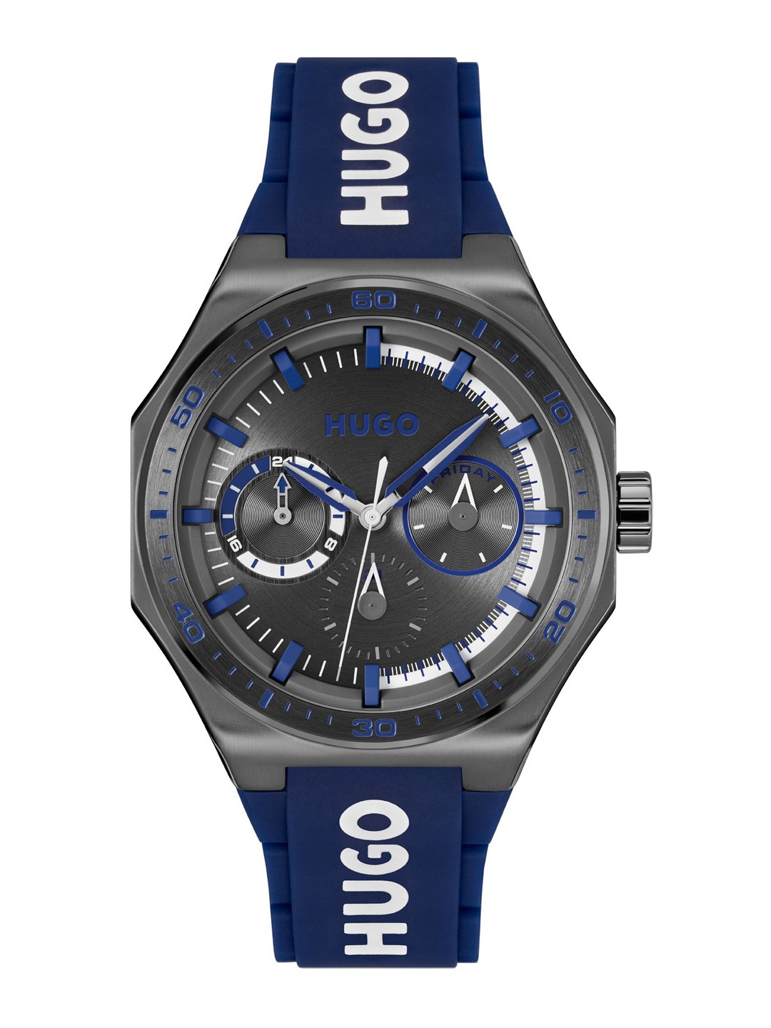 

HUGO Men Grail Sport Analogue Chronograph Watch 1530398, Black