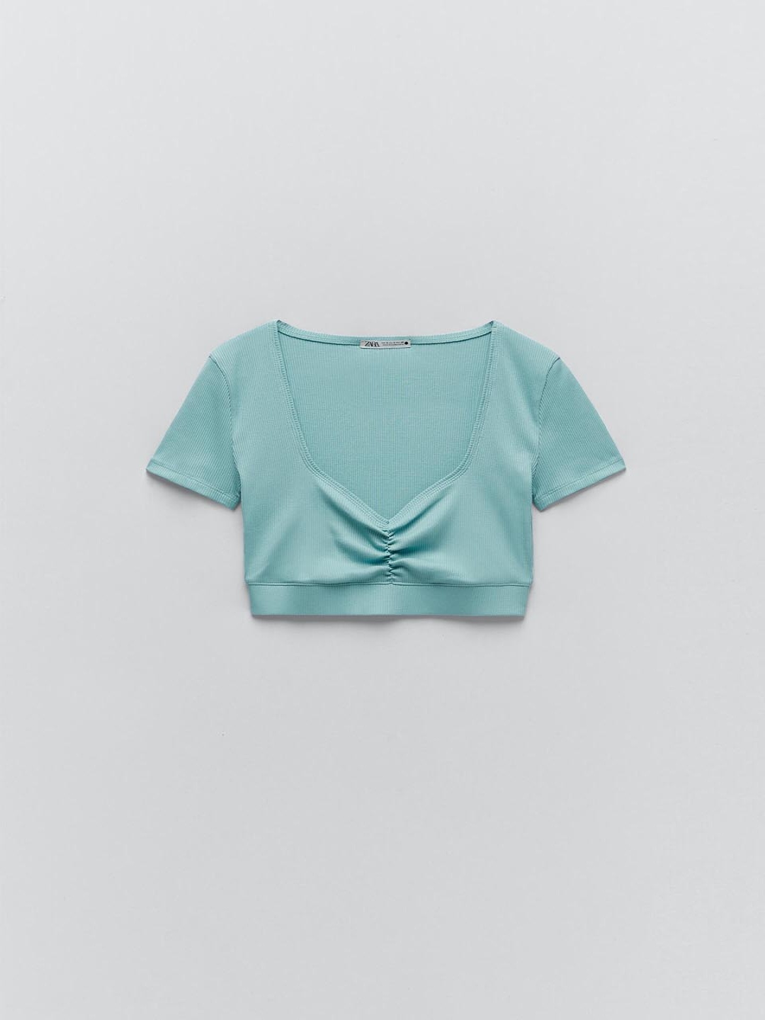 

ZARA Women Turquoise Blue Tops