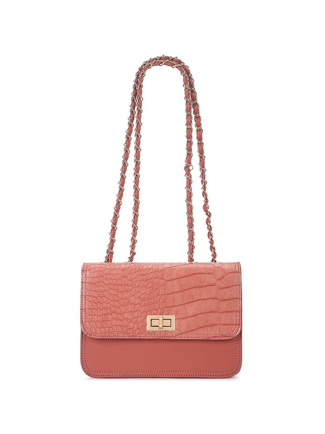 

Fastrack PU Structured Sling Bag, Rust