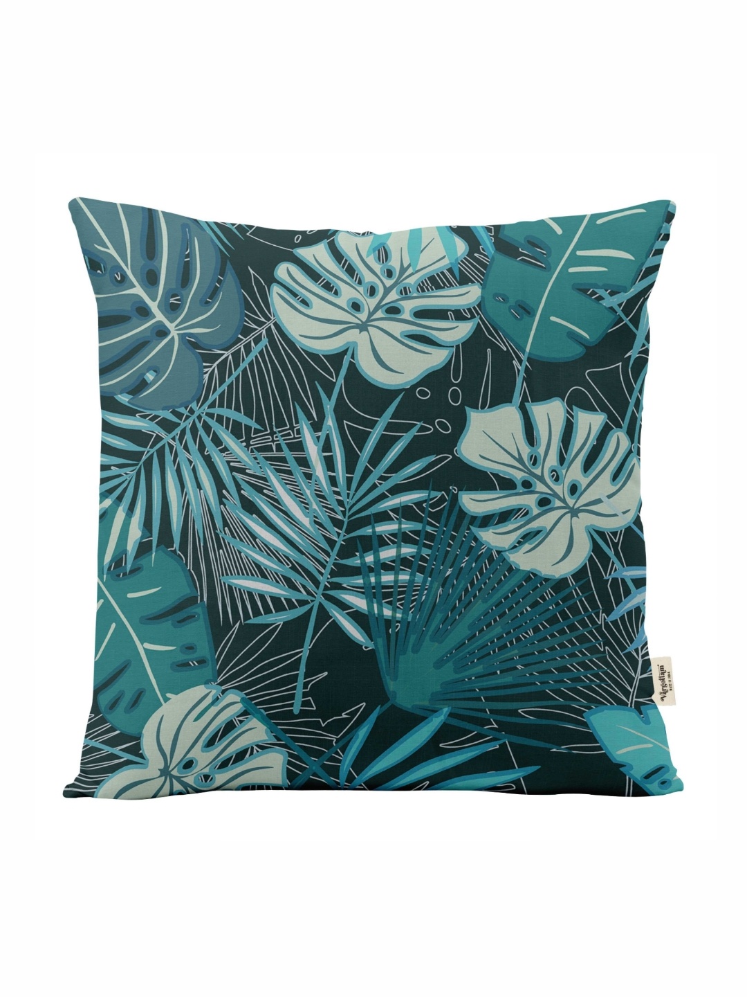 

Vargottam Blue & Black Set of 5 Floral Square Cushion Covers
