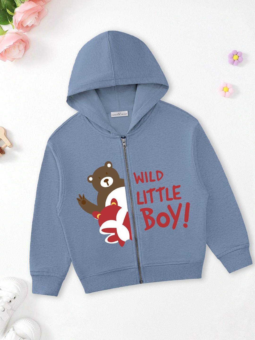 

FOREVER FRIDAY Boys Hooded Sweatshirt, Blue