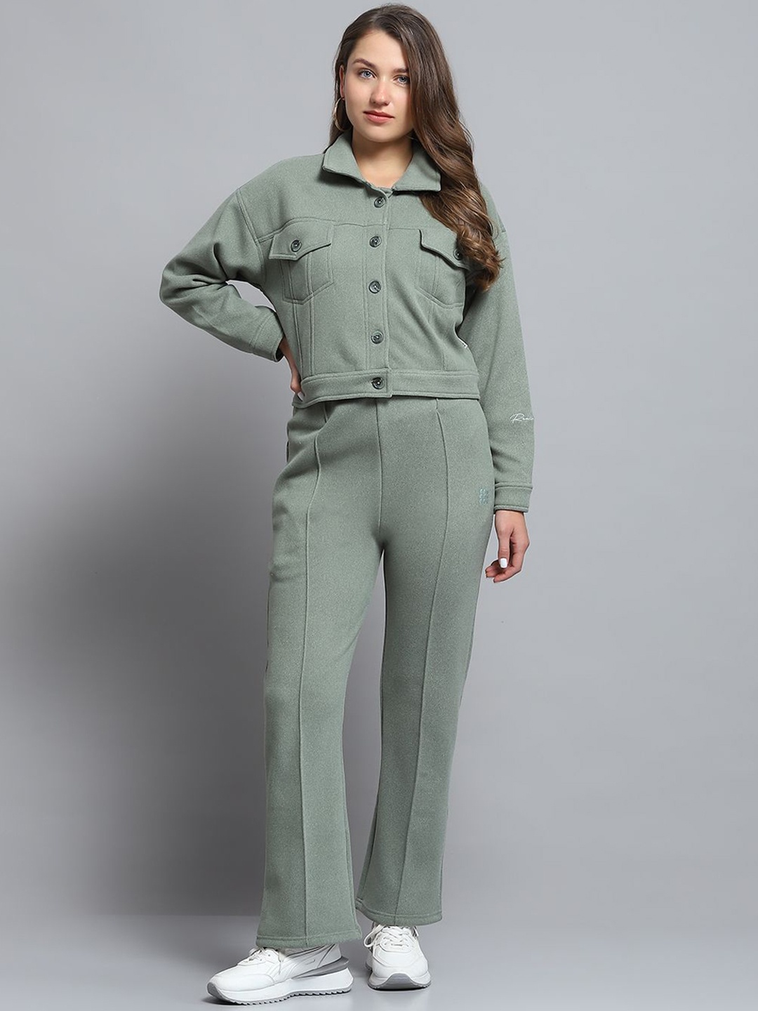 

rock.it Shirt Collar Shirt And Trouser Co-Ord Set, Green